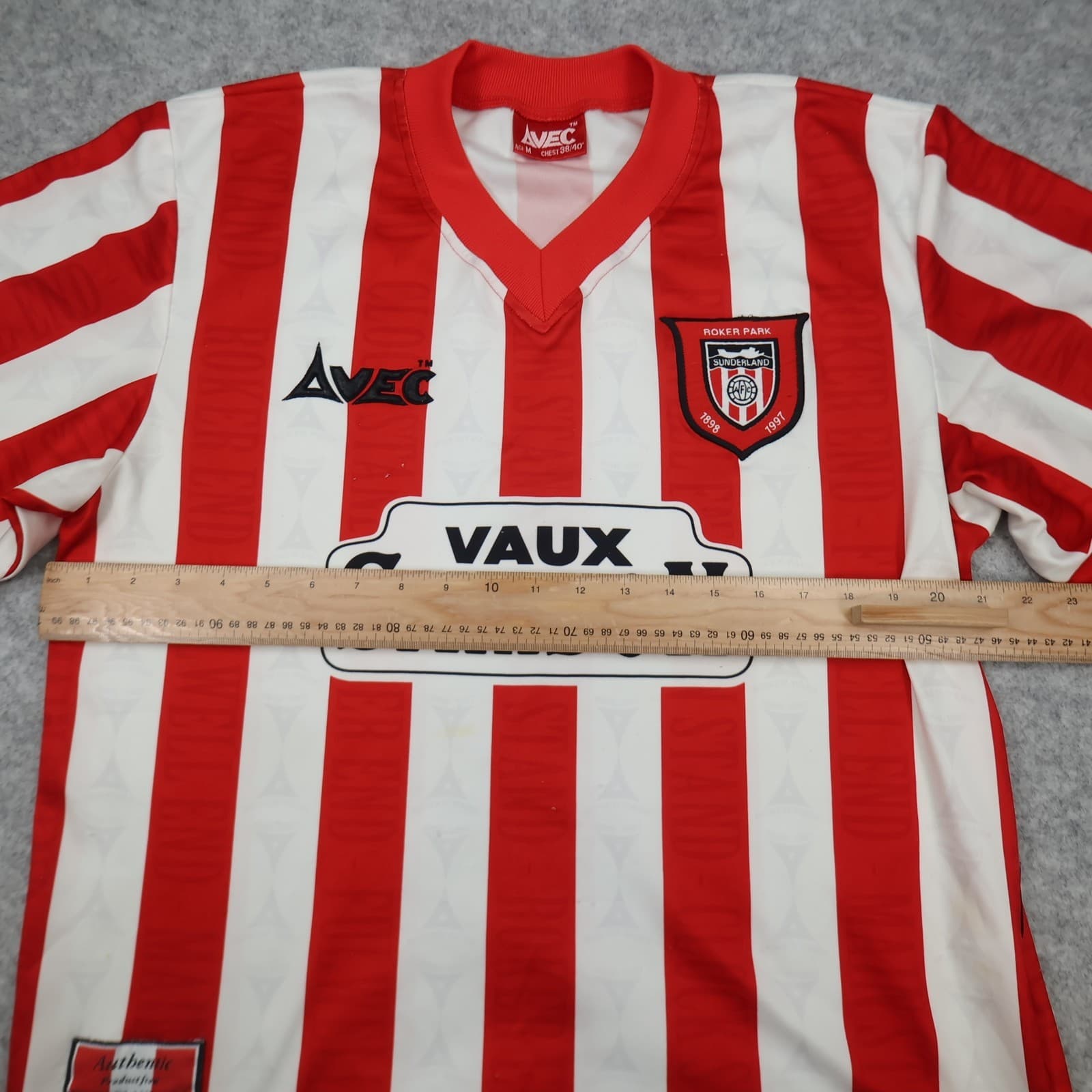 Vintage Sunderland Shirt Medium Red Home Kit 1996 1997 Avec Soccer Jersey photo 12
