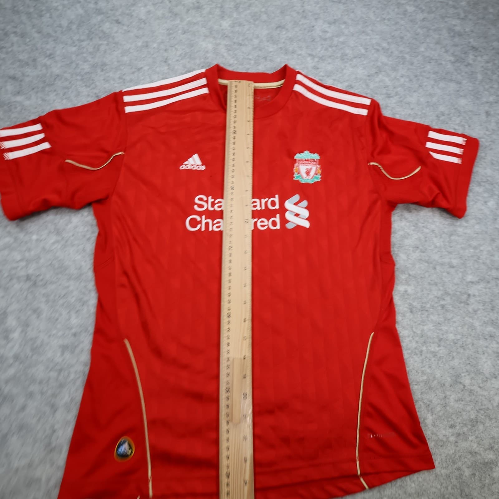 Vintage Liverpool Shirt Extra Small Red Home Kit 2010 2011 Adidas Jersey photo 15