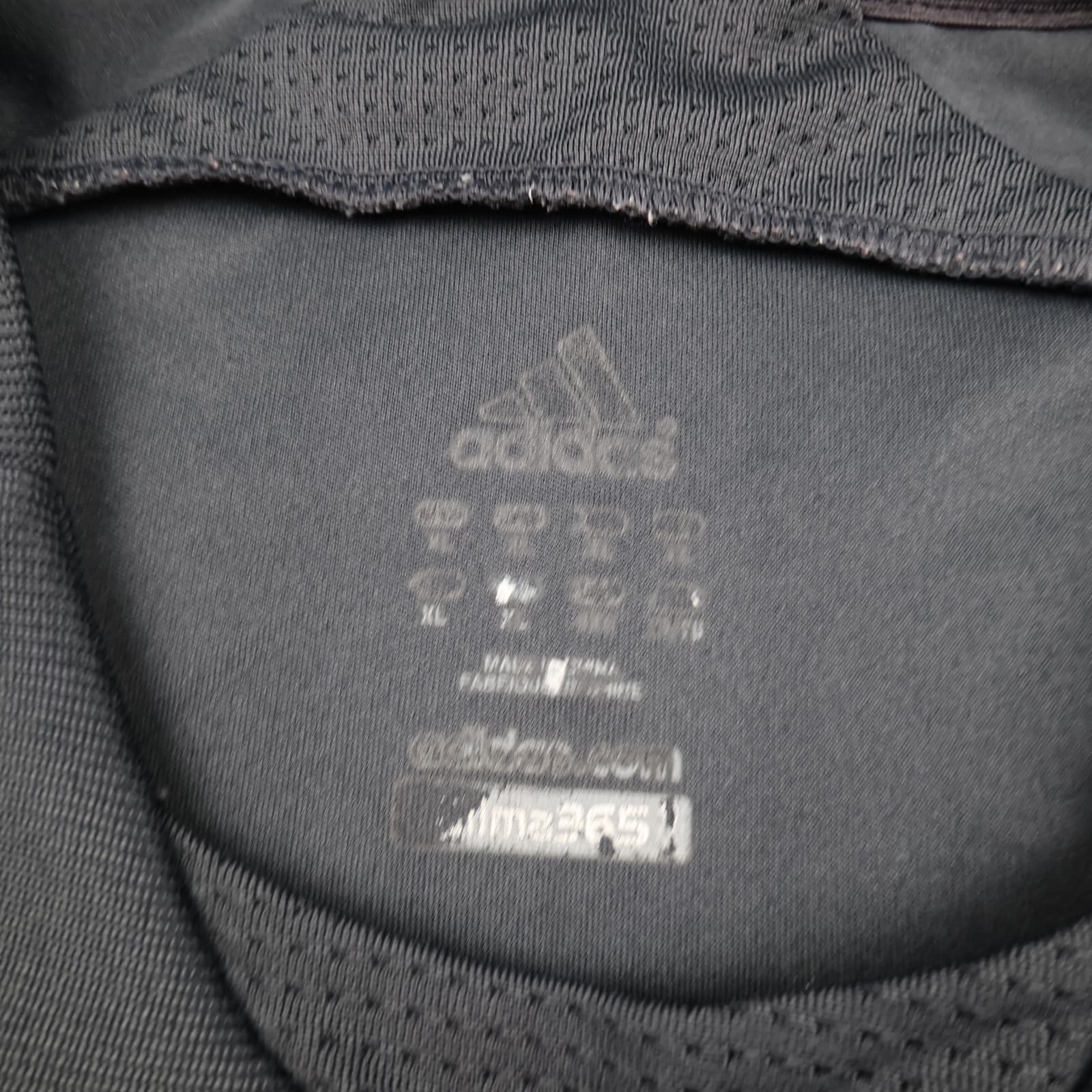 Real Madrid Shirt Extra Large Black Third Kit 2007 2008 Adidas Football Jersey photo 5