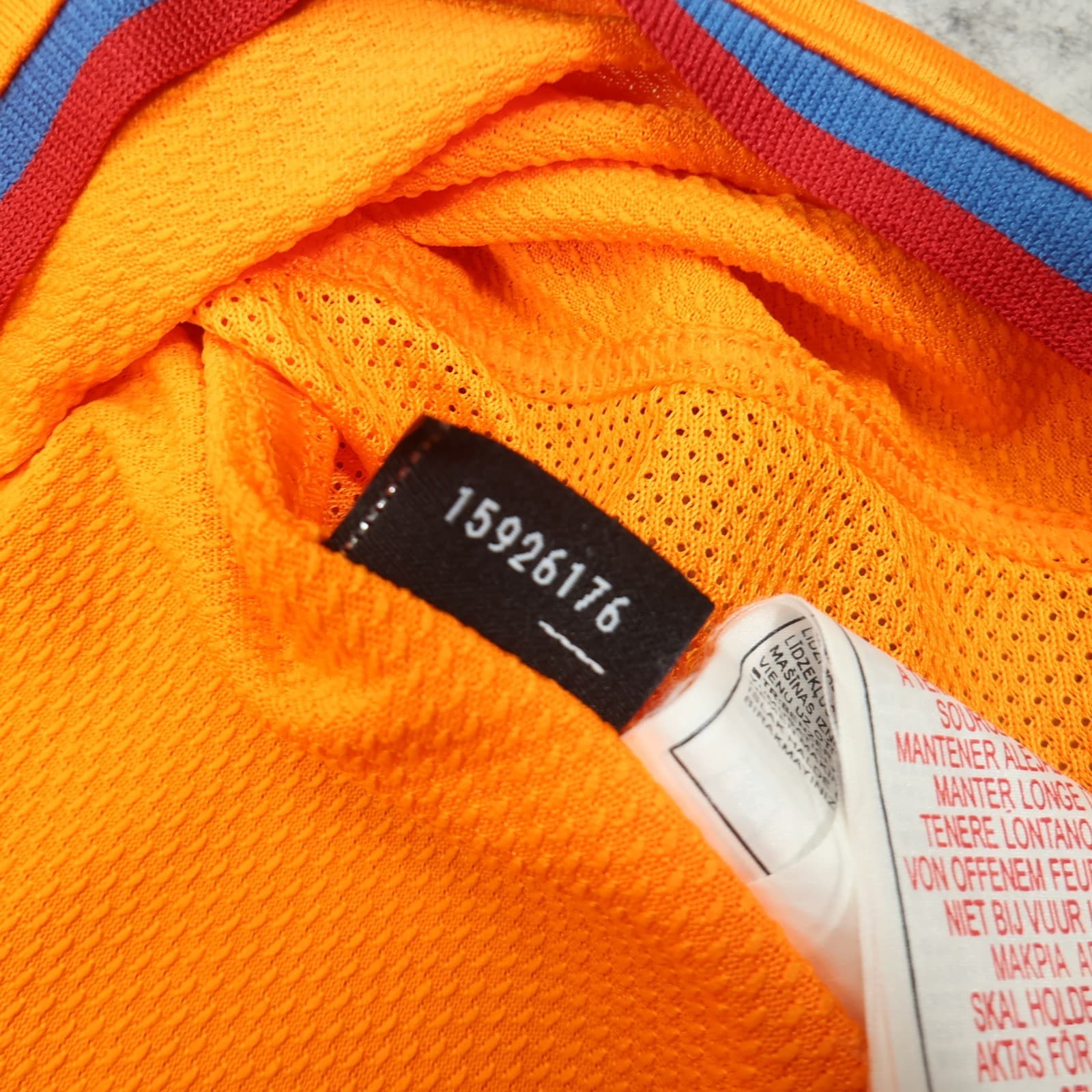 Vintage Barcelona Shirt 2XL Orange Away Kit 2006 2007 Nike Soccer Jersey photo 11