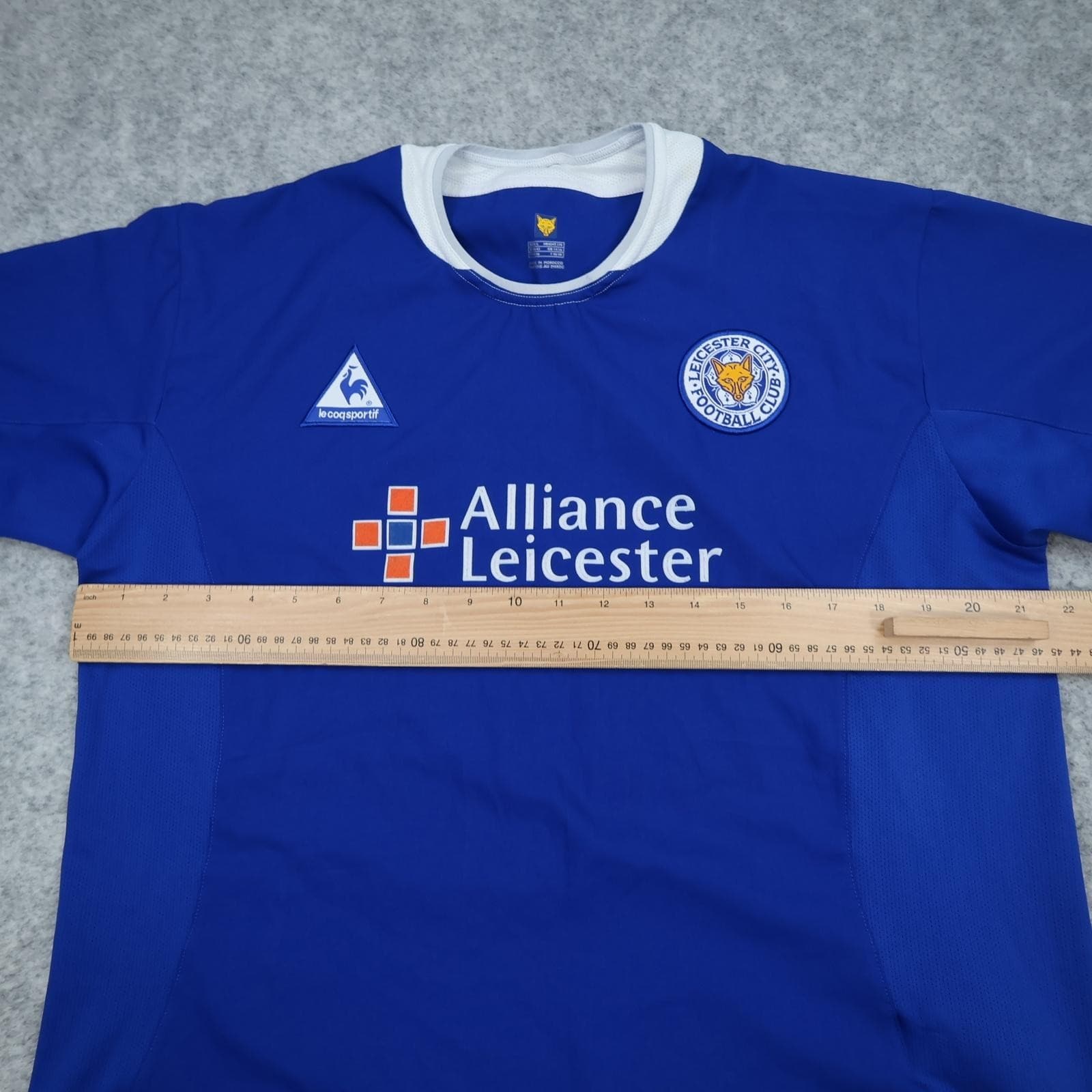 Vintage Leicester City Shirt Mens Large Blue Home 2003 2004 Le Coq Sportif photo 11