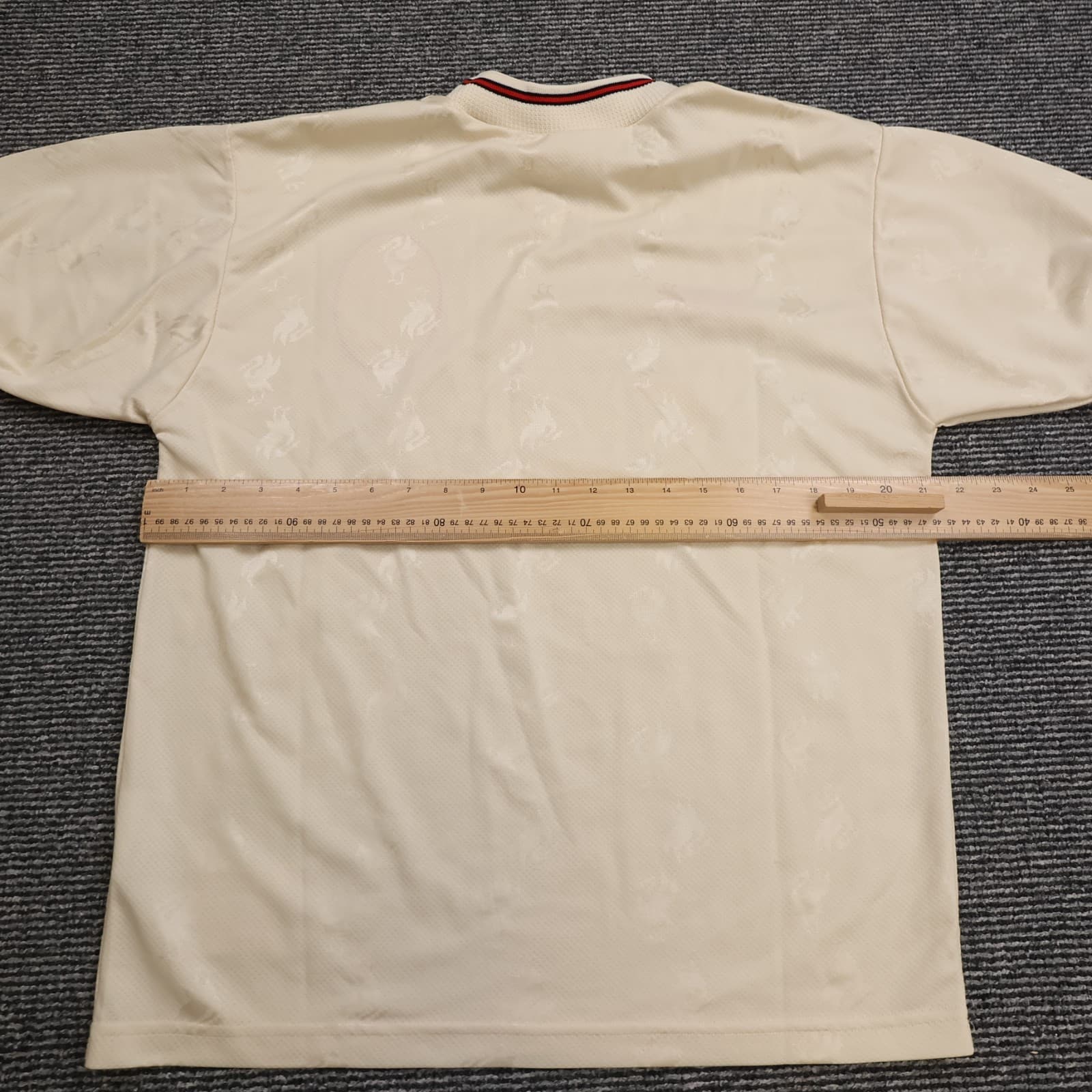 Vintage Liverpool Shirt Medium Beige Away Kit 1996 1997 Reebok Jersey 38/40 90s photo 11