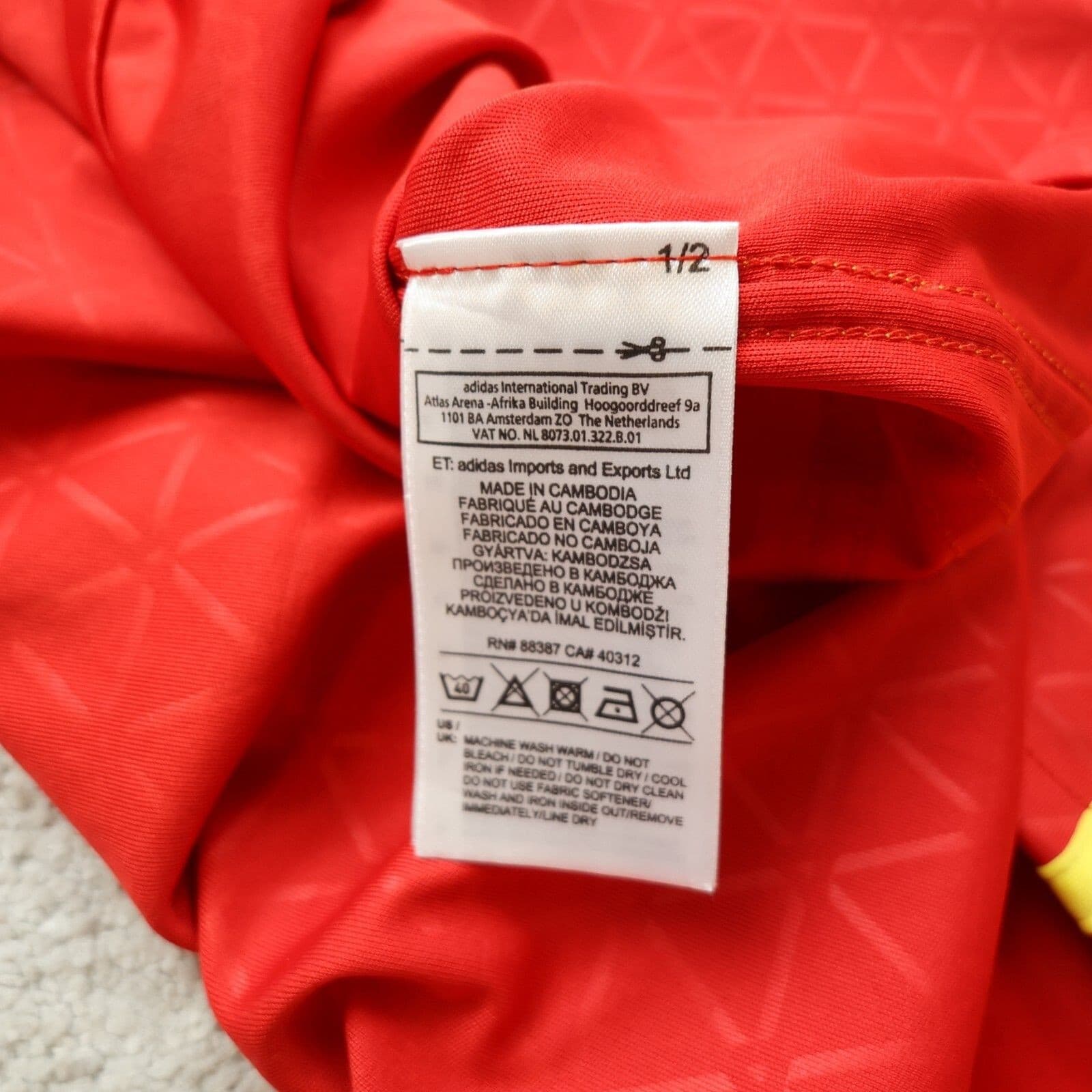 Spain Football Shirt Extra Large Red Home Adidas 2016 2017 España Jersey Morata photo 10