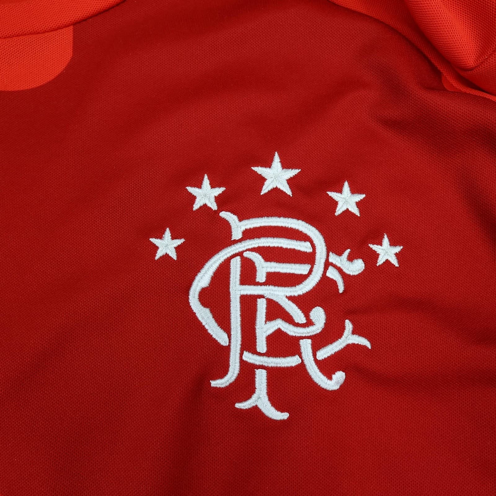 Rangers Shirt Mens 2XL Red Third Kit 2014 2015 Puma Long Sleeve Soccer Jersey photo 4