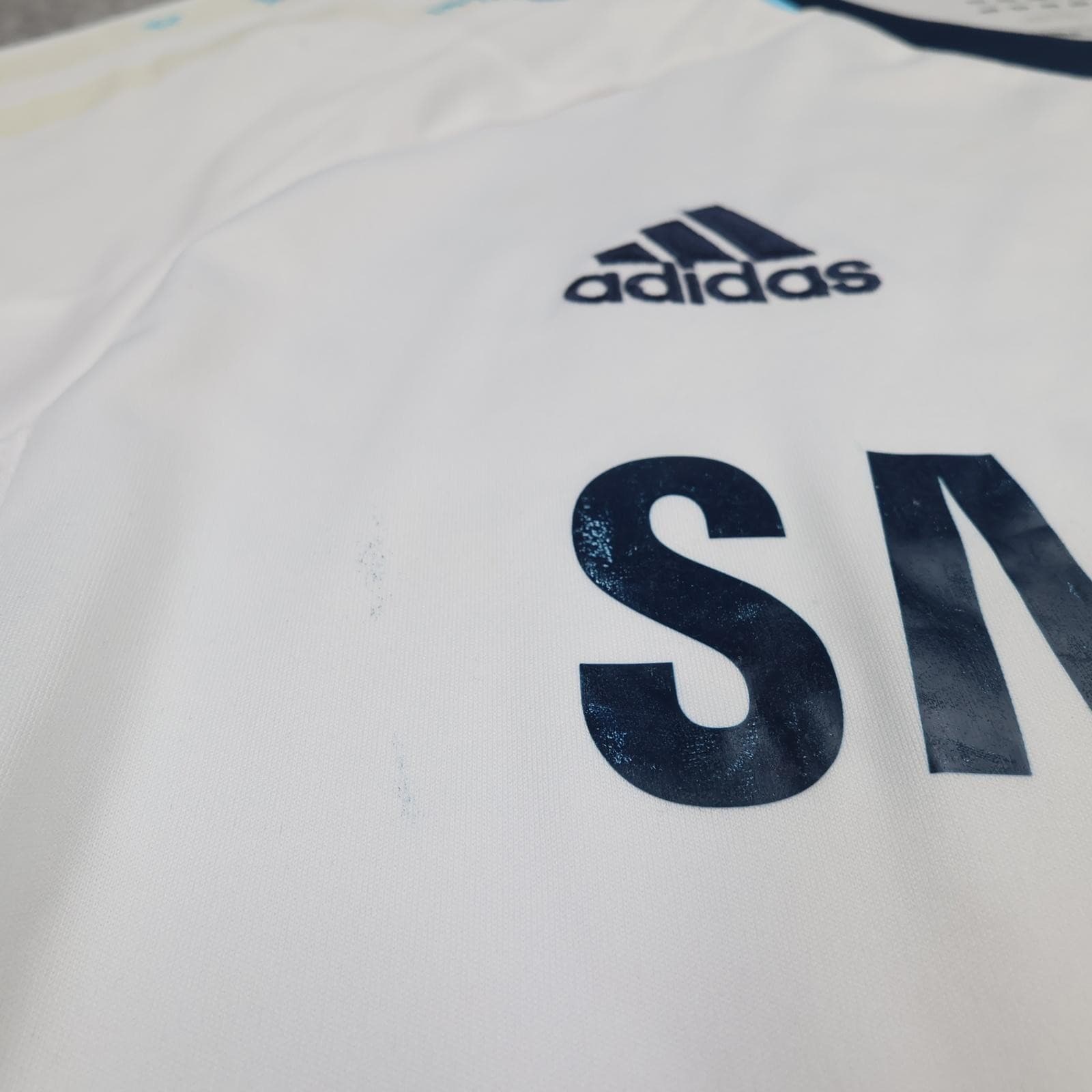 Chelsea Shirt Mens Large White Away 2012 2013 Football Adidas Samsung Jersey photo 10