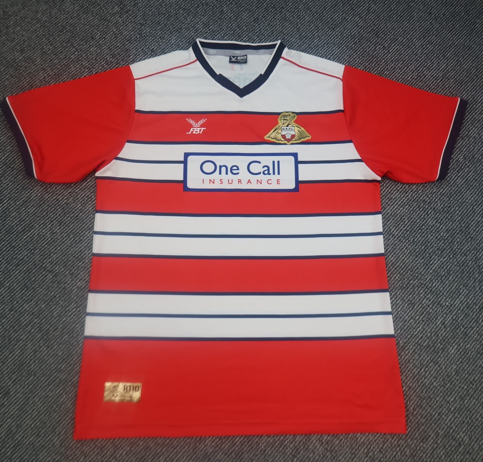 Doncaster Rovers Shirt Extra Large Red Home Kit 2016 2017 FBT Soccer Jersey