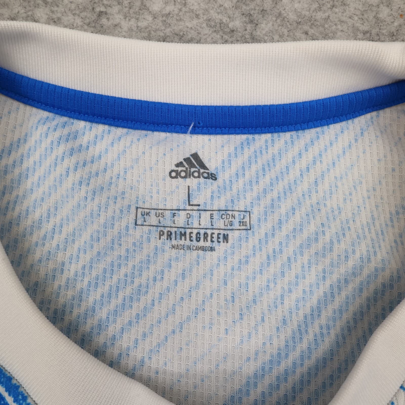 Manchester United Shirt Large Blue Away Kit 2021 2022 Adidas Football Jersey photo 7
