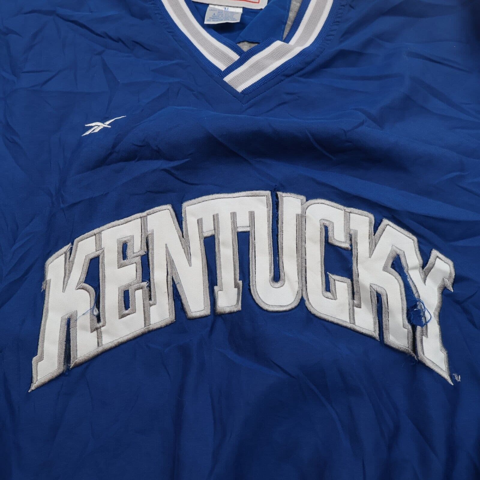Vintage Kentucky Wildcats Sweatshirt Medium Blue Pullover Reebok 90s photo 3