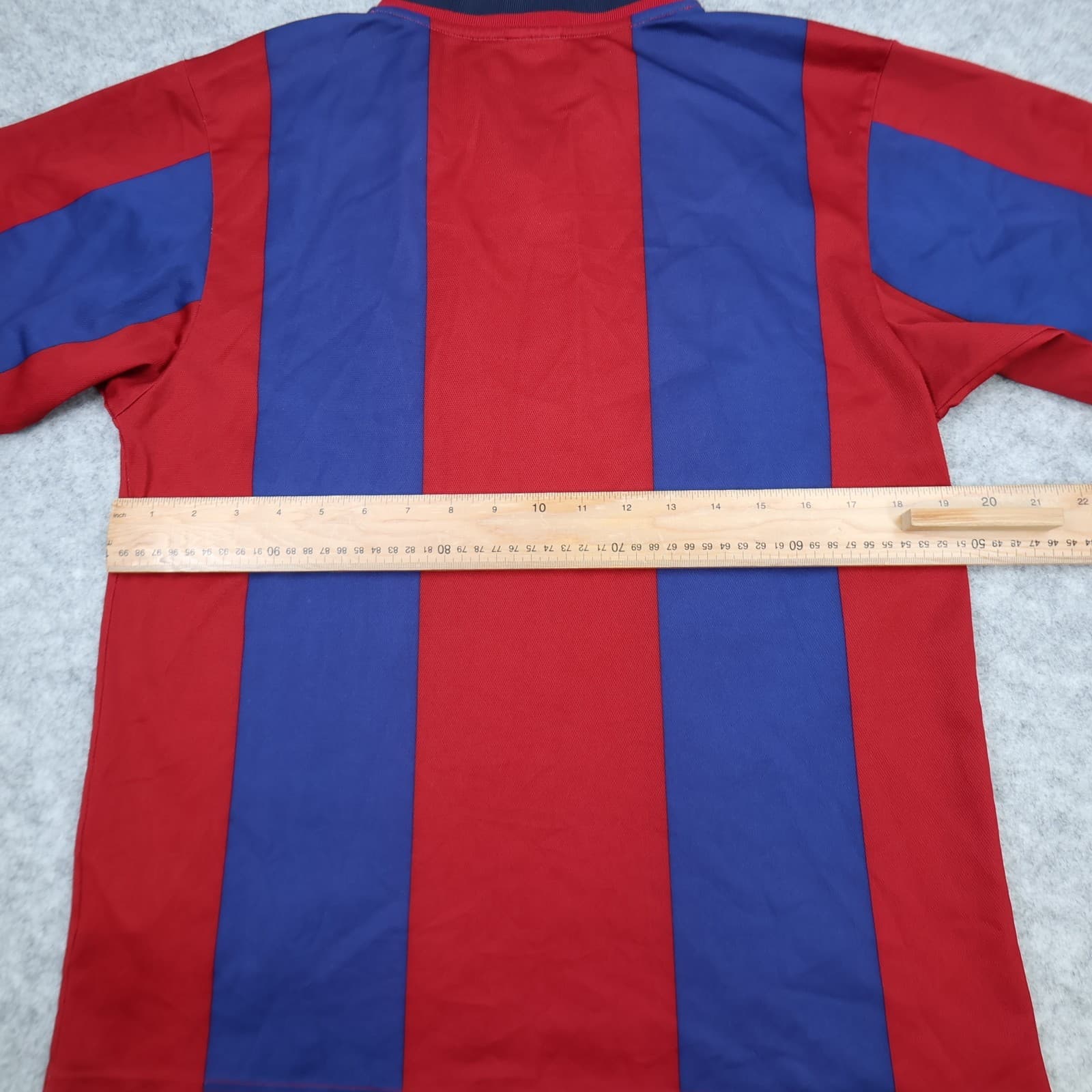 Vintage Barcelona Shirt Small Red Home Kit 1998 1999 Nike Soccer Jersey Football photo 7