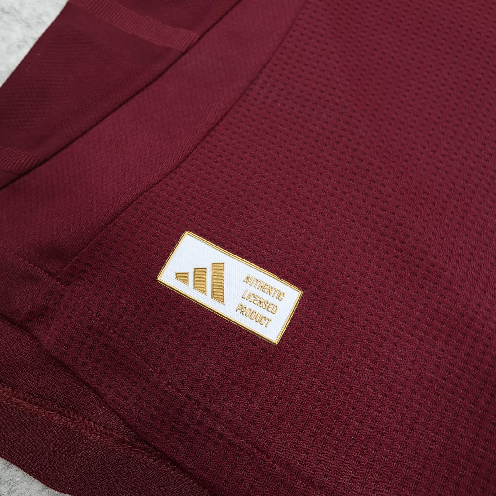 Aston Villa Shirt Mens Medium Red Home 2024 2025 Authentic Football Adidas UCL photo 9