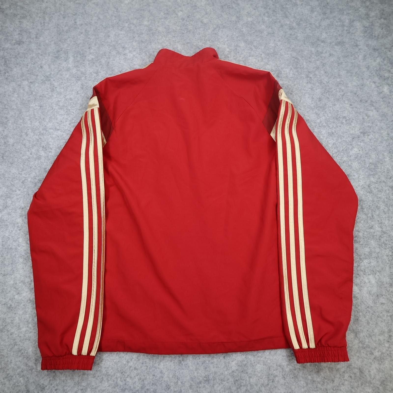 Spain Jacket Mens Medium Red 2013 2014 Football Adidas Track Top Training photo 2