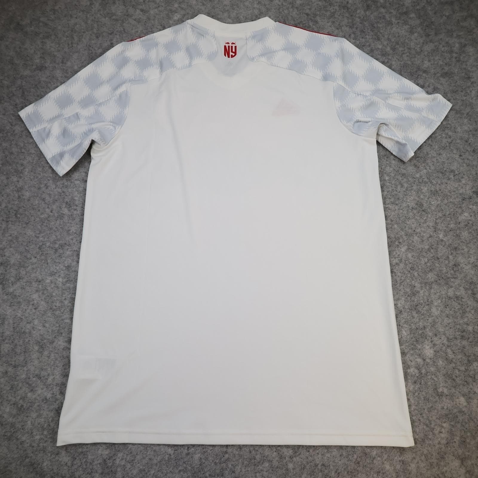 New York Red Bulls Shirt Mens Large White Home 2021 2022 MLS Adidas Jersey photo 2