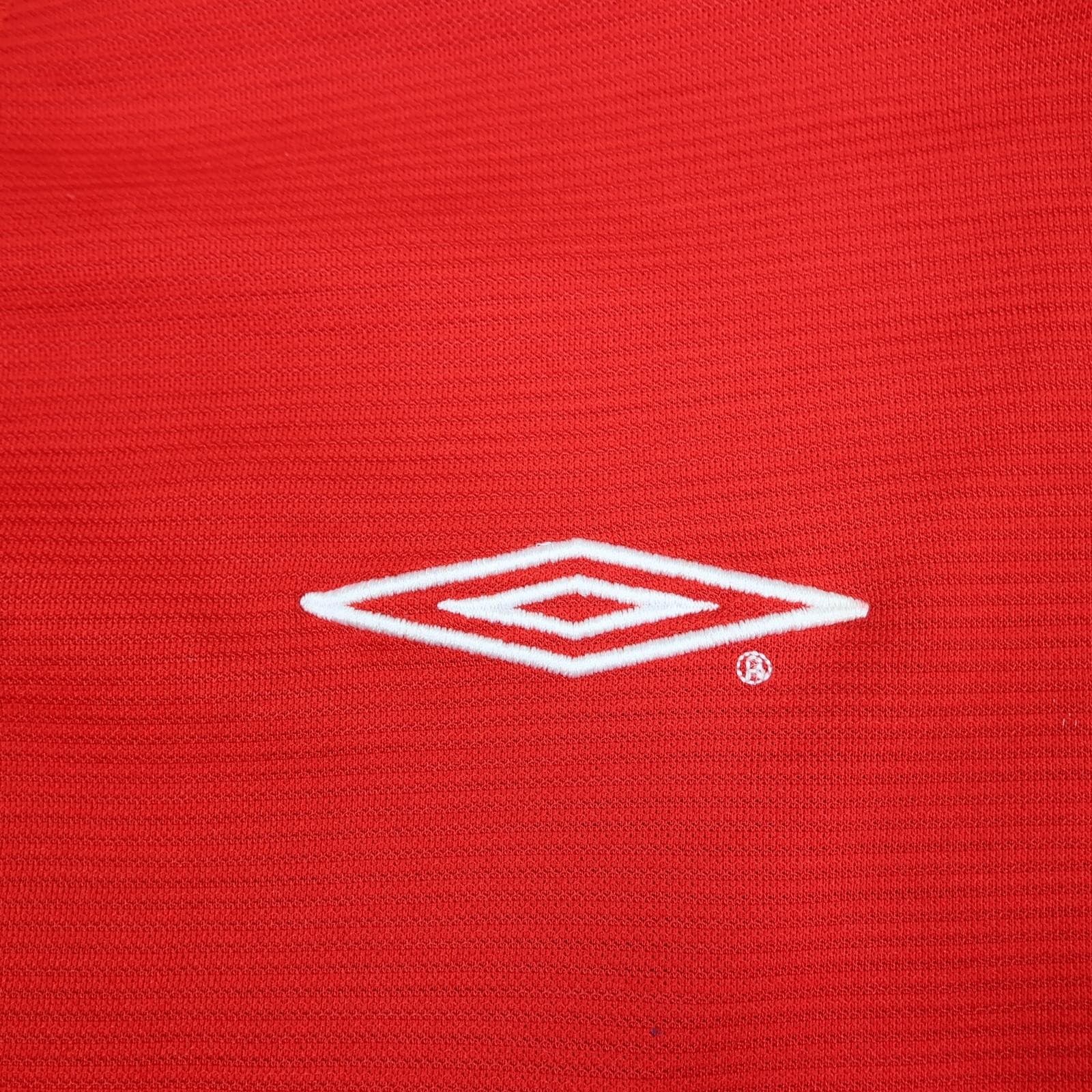 Vintage Manchester United Shirt Mens Medium Red Home 2000 2002 Umbro Stam 6 photo 7