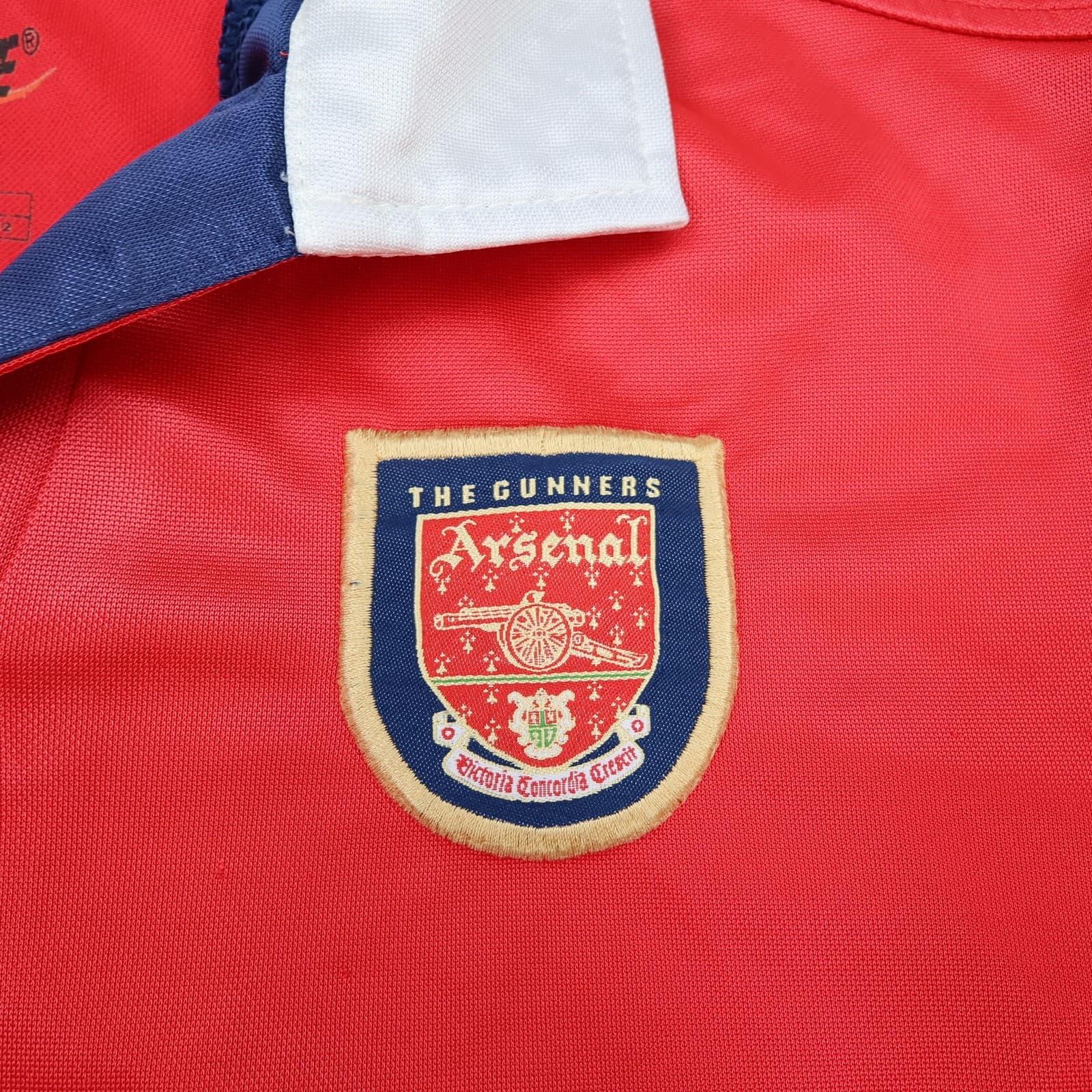 Vintage Arsenal Shirt Kids 10-12 Years Red Home 1996 1998 Football Nike JVC photo 4
