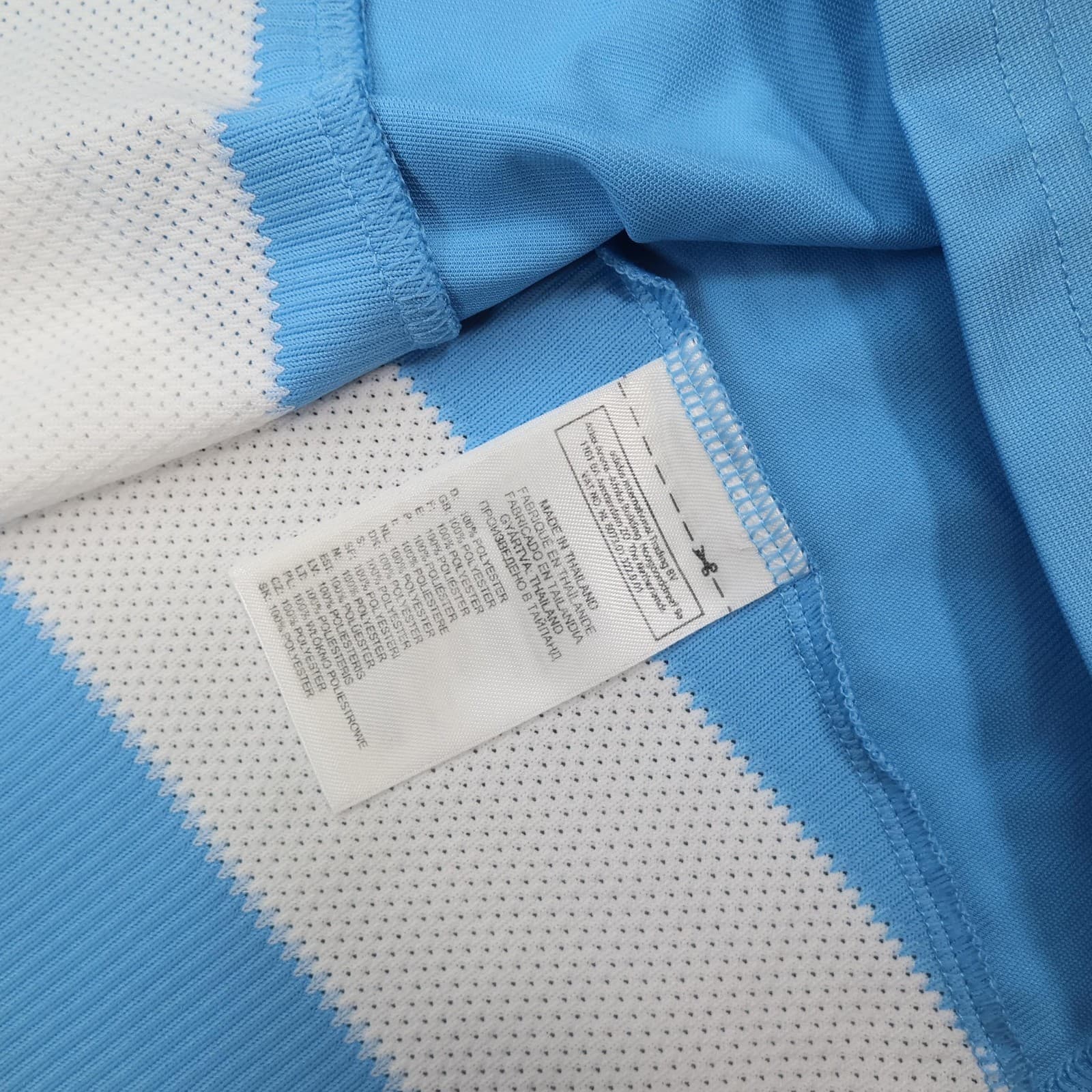 Argentina Home Shirt Mens Large Blue 2010 2011 Football Adidas Messi 10 Jersey photo 11