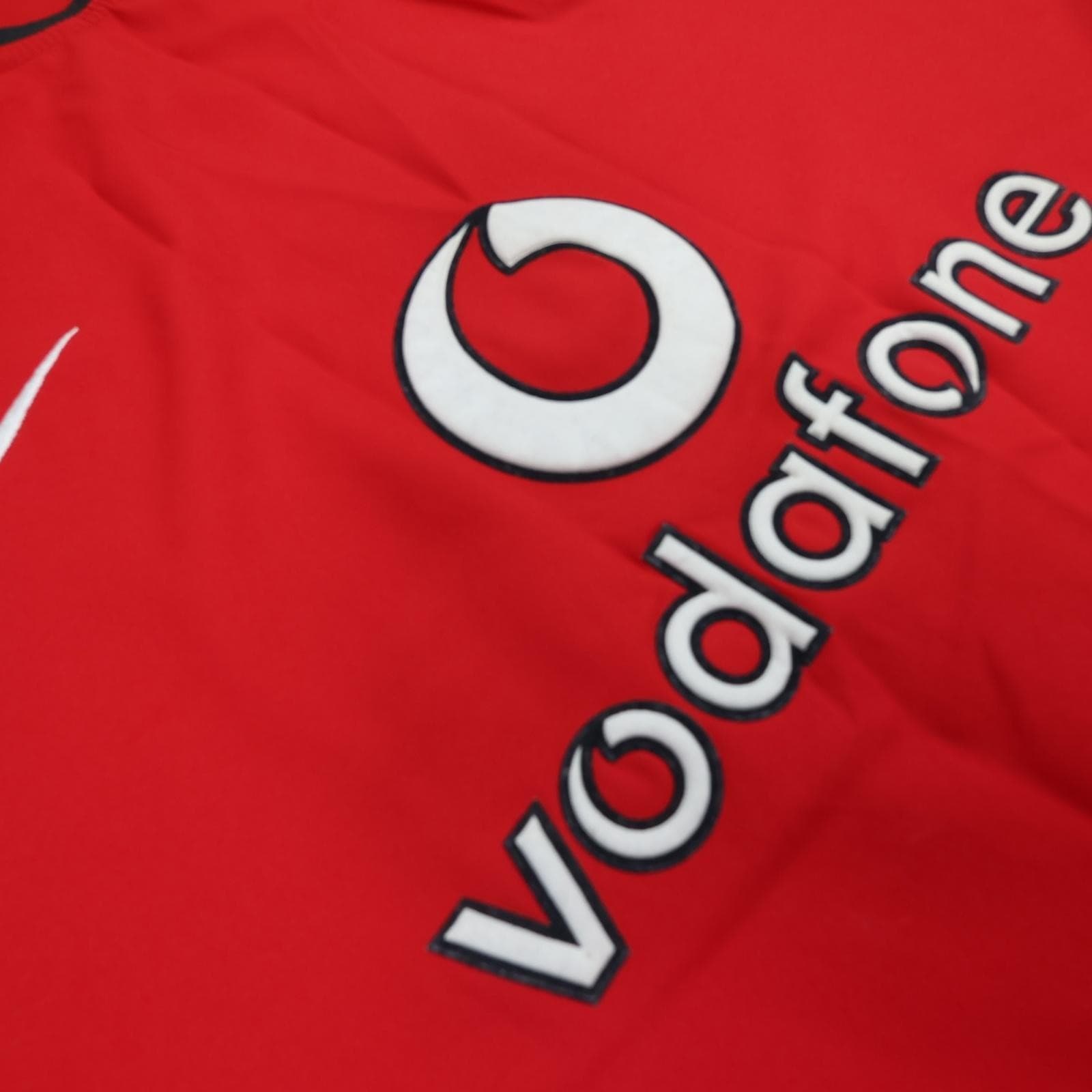 Vintage Manchester United Shirt Mens XL Red Home 2002 2004 EPL Nike Vodafone photo 7