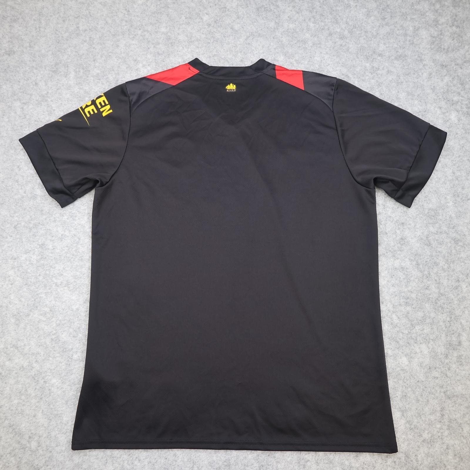 Manchester City Away Shirt Mens Large Black 2022 2023 EPL Football Puma Etihad photo 2