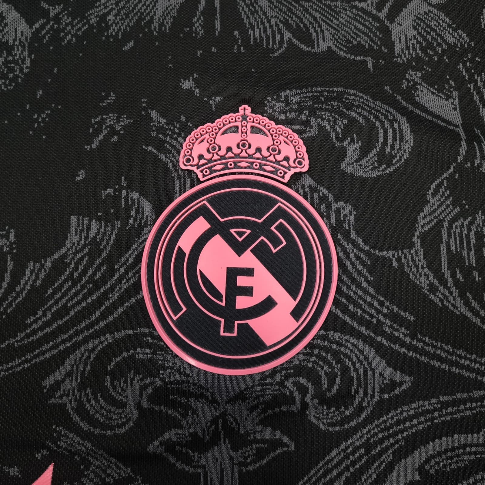 Real Madrid Shirt Large Black Third Kit 2020 2021 Adidas Football Jersey photo 4