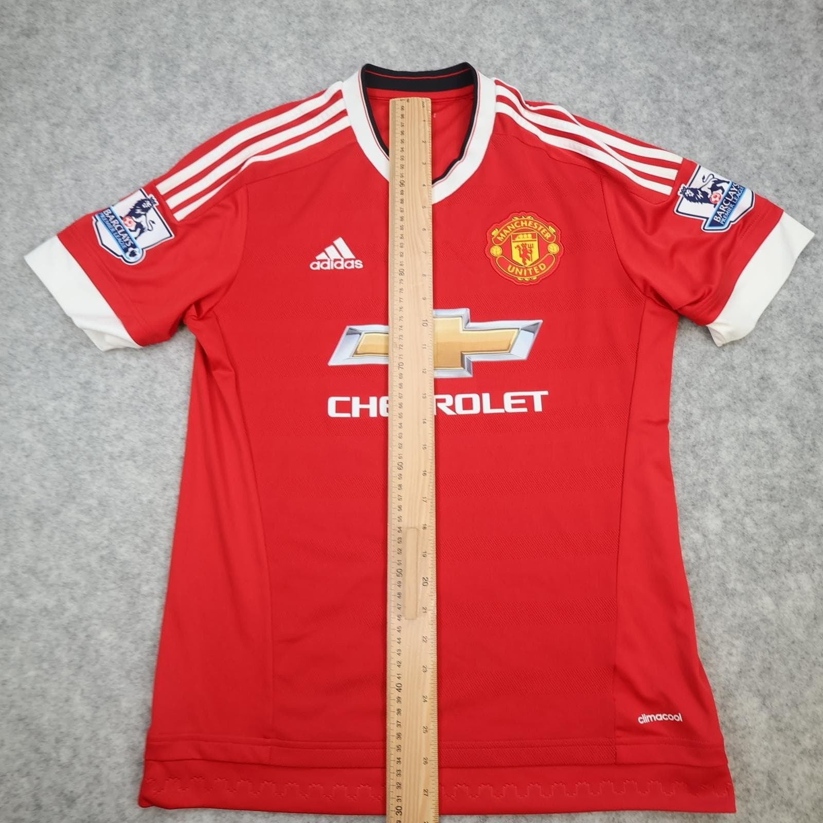 Manchester United Shirt Mens Medium Red Home 2015 2016 Adidas Schweinsteiger 31 photo 13