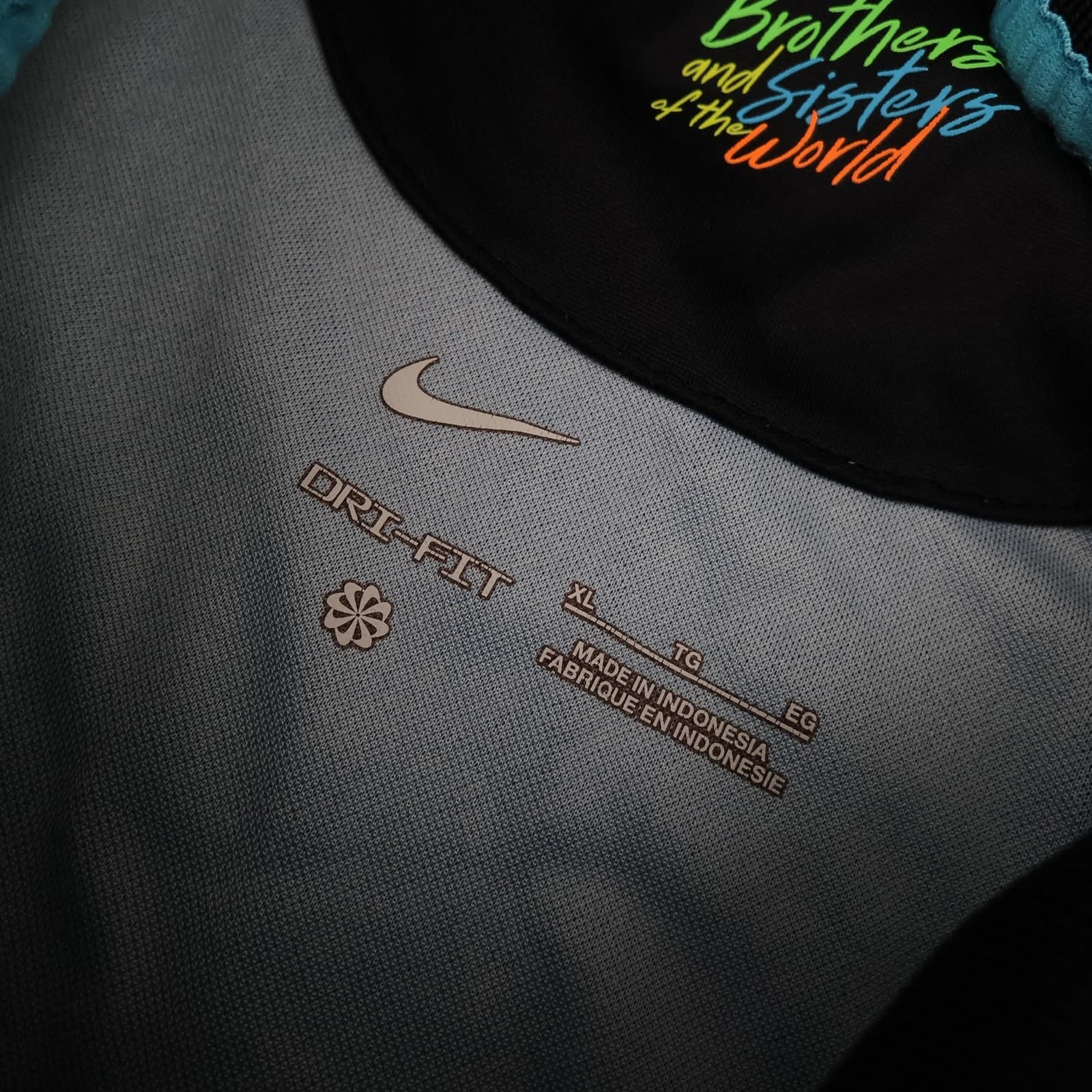 Inter Milan Shirt Mens XL Black Third Kit 2021 2022 Football Nike Dri Fit Jersey photo 6