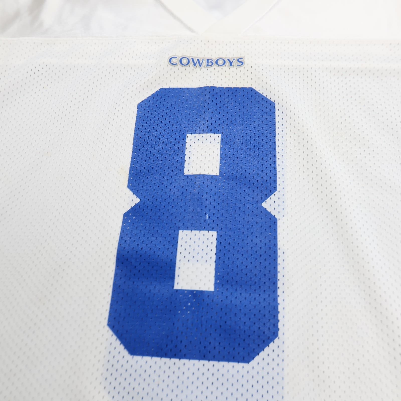 Dallas Cowboys Jersey Large Nike Navy Troy Aikman NFL 1995 American Football photo 3