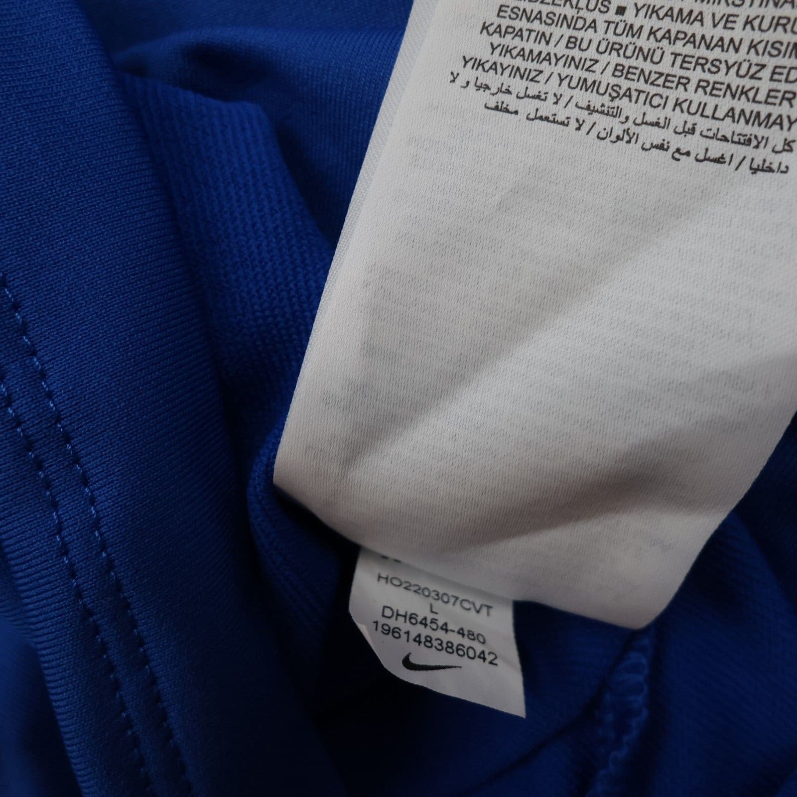 England Football Jumper Large Nike Blue Drill Top Pullover 2022 2023 1/4 Zip photo 11