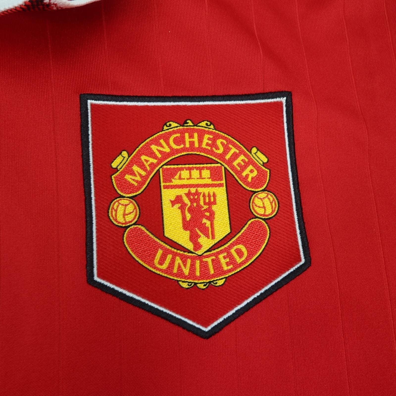 Manchester United Shirt Mens Large Red Home 2022 2023 Football Adidas Eriksen 14 photo 5