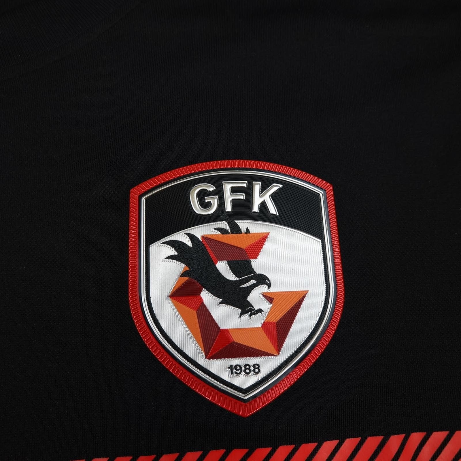 Gaziantep FK Shirt Mens Large Black Red Football Nike Dri Fit Jersey Cimko photo 4