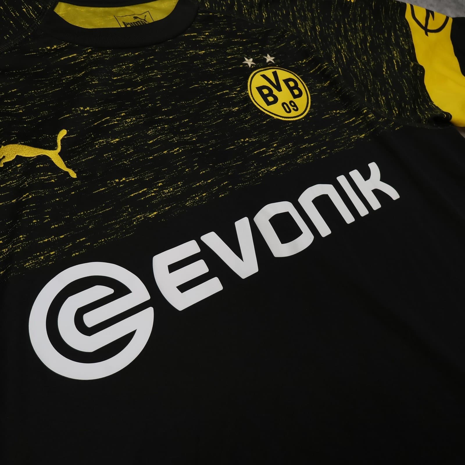Borussia Dortmund Shirt Mens 2XL Away Black Yellow 2018 2019 Puma Jersey photo 6