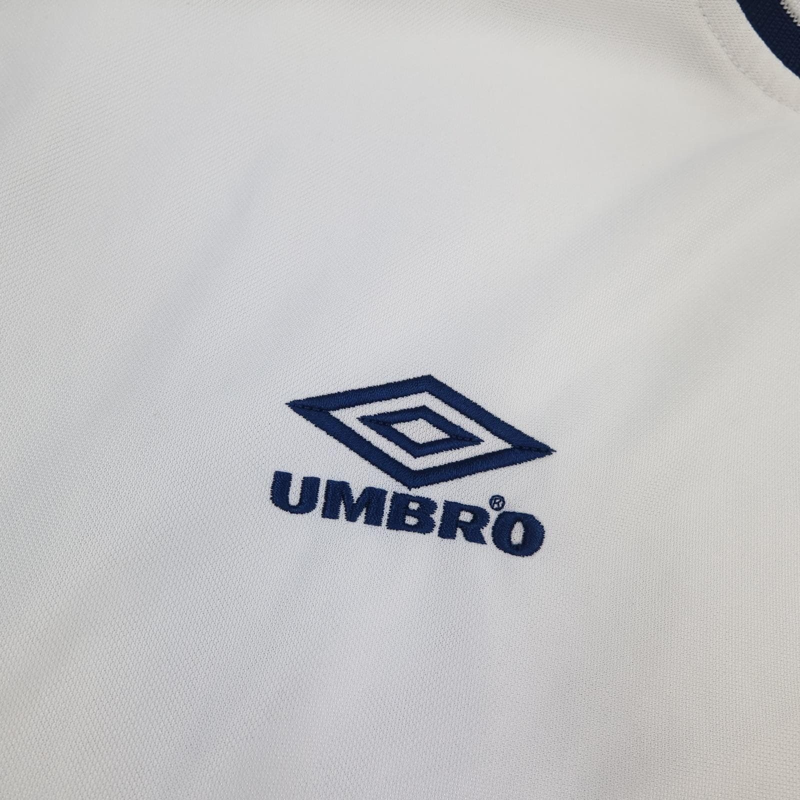 England Home Shirt Mens 2XL White 1999 2001 Three Lions Umbro VAPA TECH Jersey photo 7