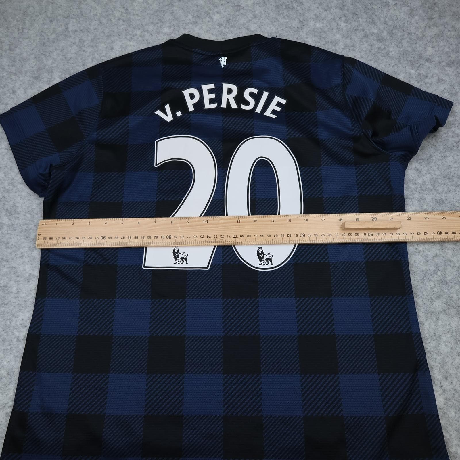 Manchester United Shirt Kids XL Blue Away 2013 2014 Football Nike Van Persie 20 photo 9