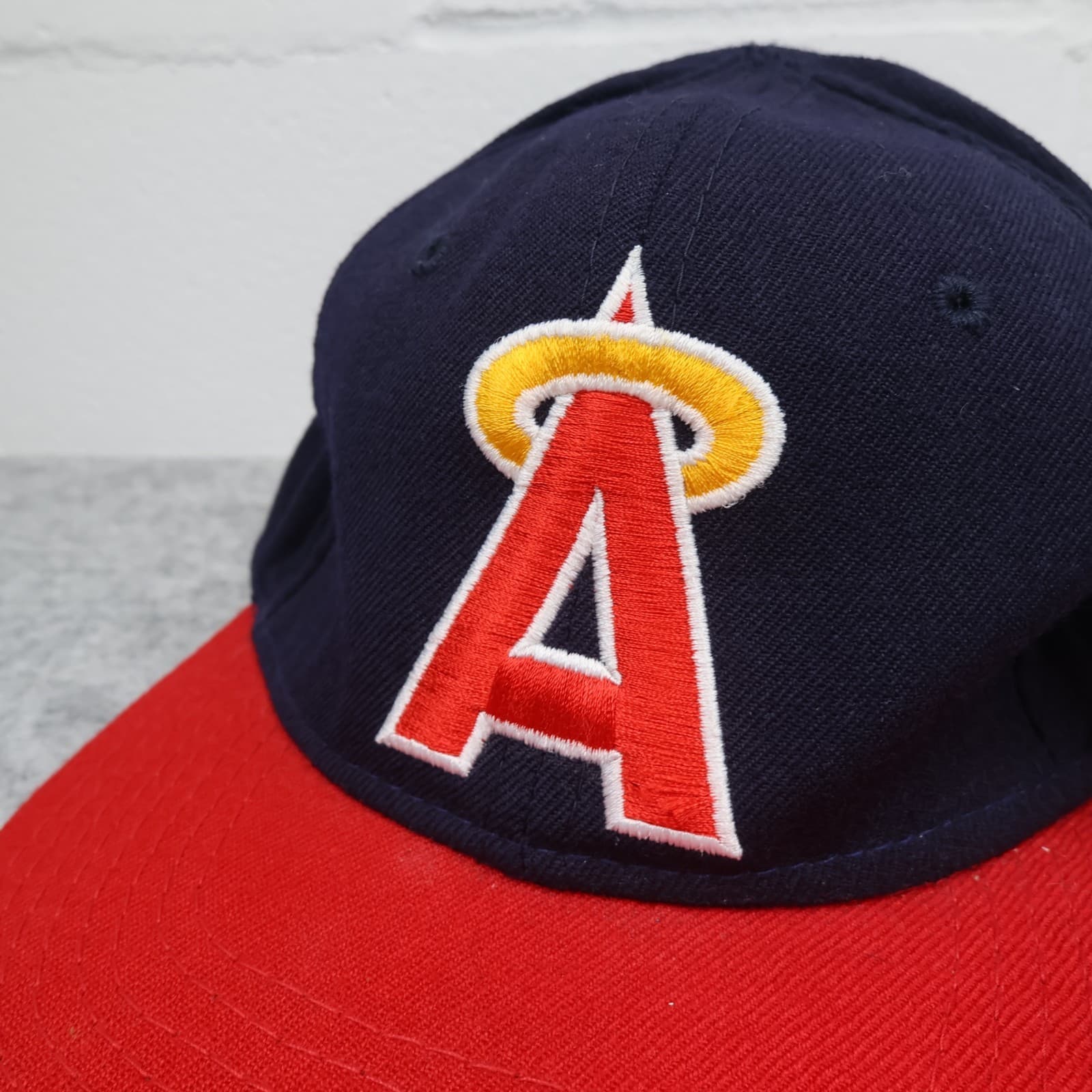 Anaheim Angels Sports Specialties Cap Hat 7 1/4 Mens Vintage MLB Wool Hat Plain photo 2