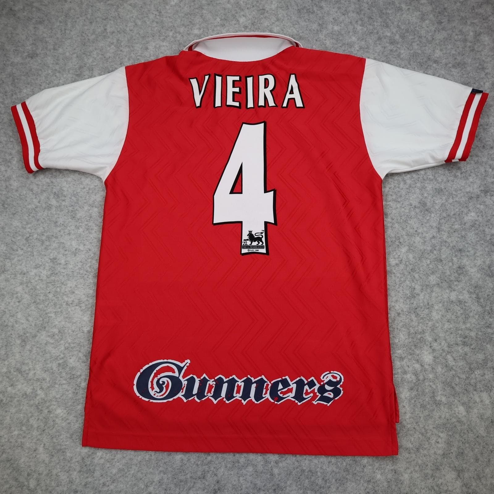 Vintage Arsenal Shirt Mens Small Red Home 1994 1995 Football Nike JVC Vieira 4