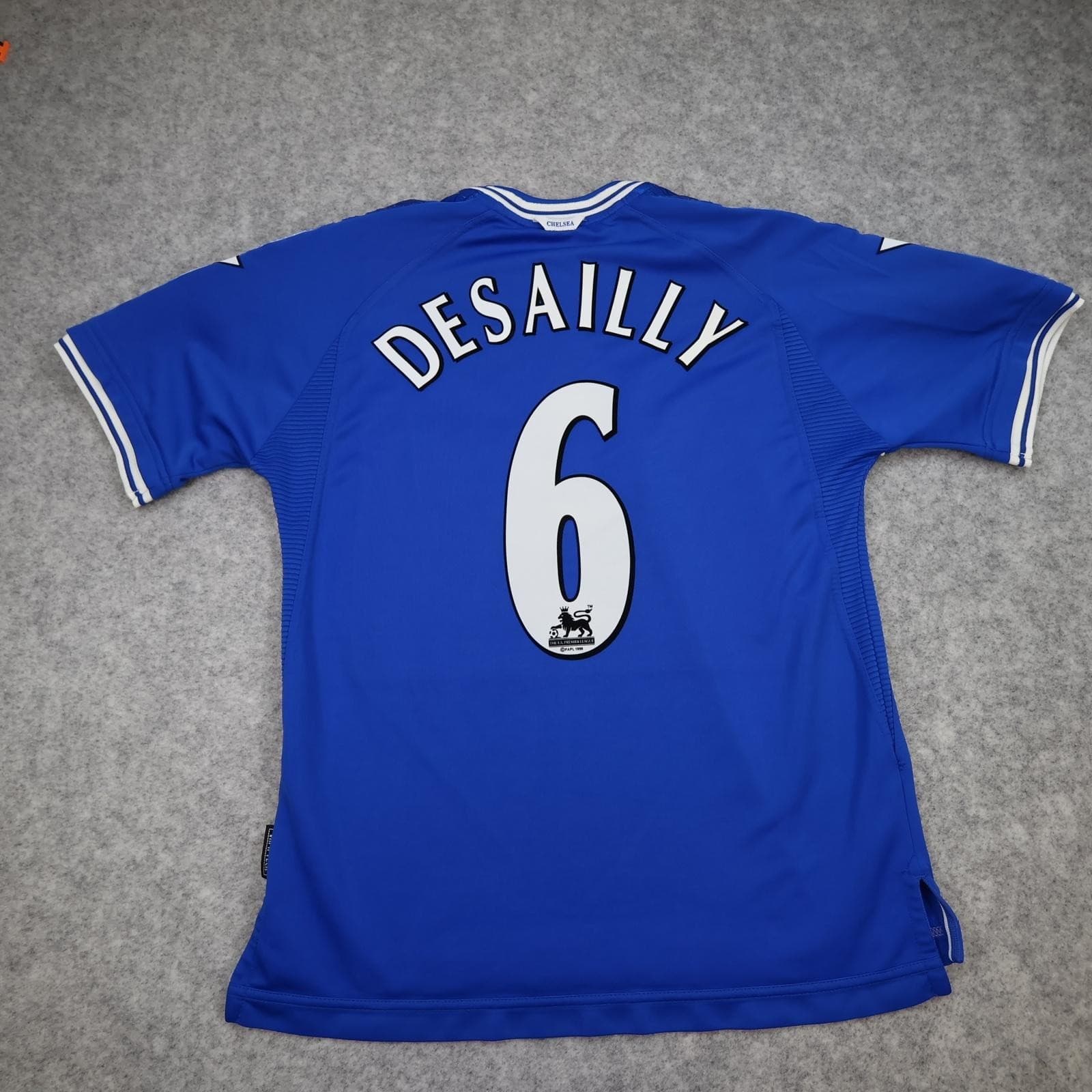 Vintage Chelsea Shirt Mens Medium Blue Home 1999 2001 Autoglass Desailly 6