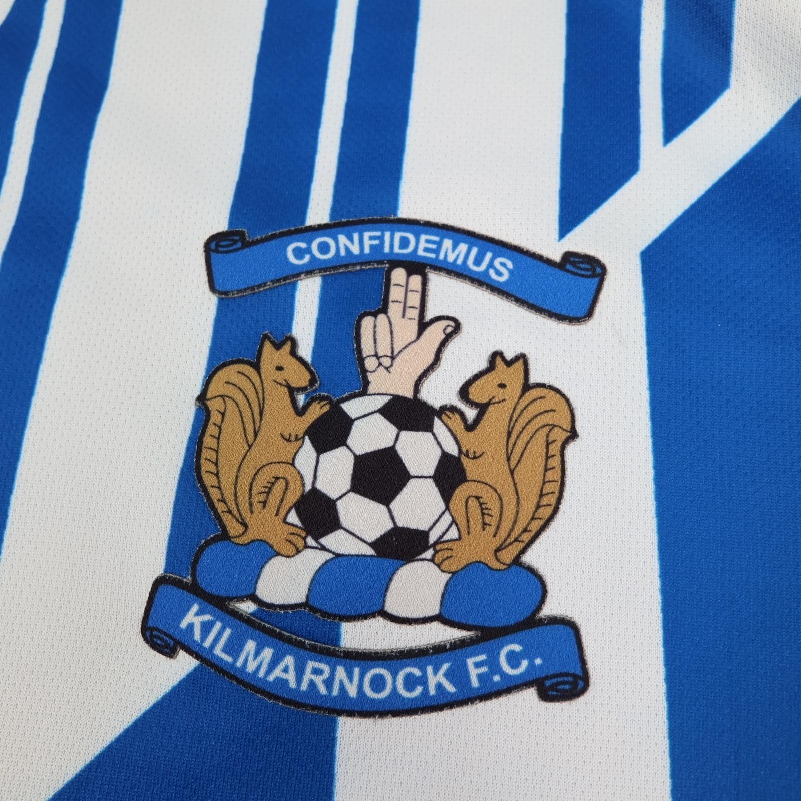 Kilmarnock Shirt Mens XL Blue Training Football Hummel 2023 2024 Soccer Jersey photo 6