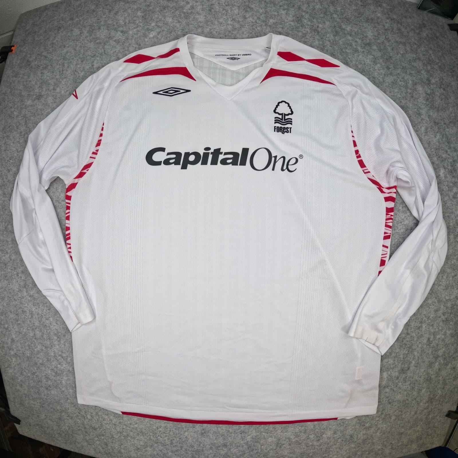 Nottingham Forest Football Shirt 3XL Away Umbro 2007 2008 Soccer Jersey