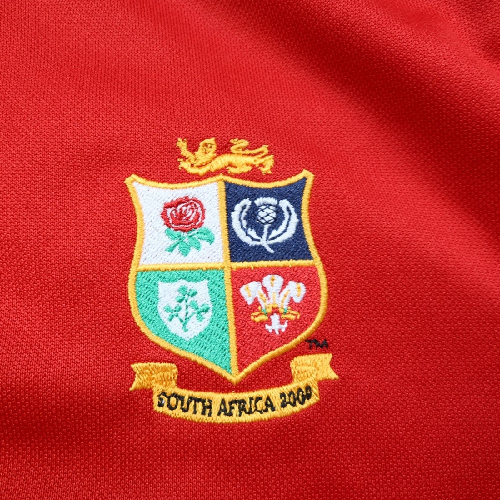 Lions Rugby Shirt Large Womens Adidas Jersey 2008 2009 HSBC South Arfica Tour photo 4