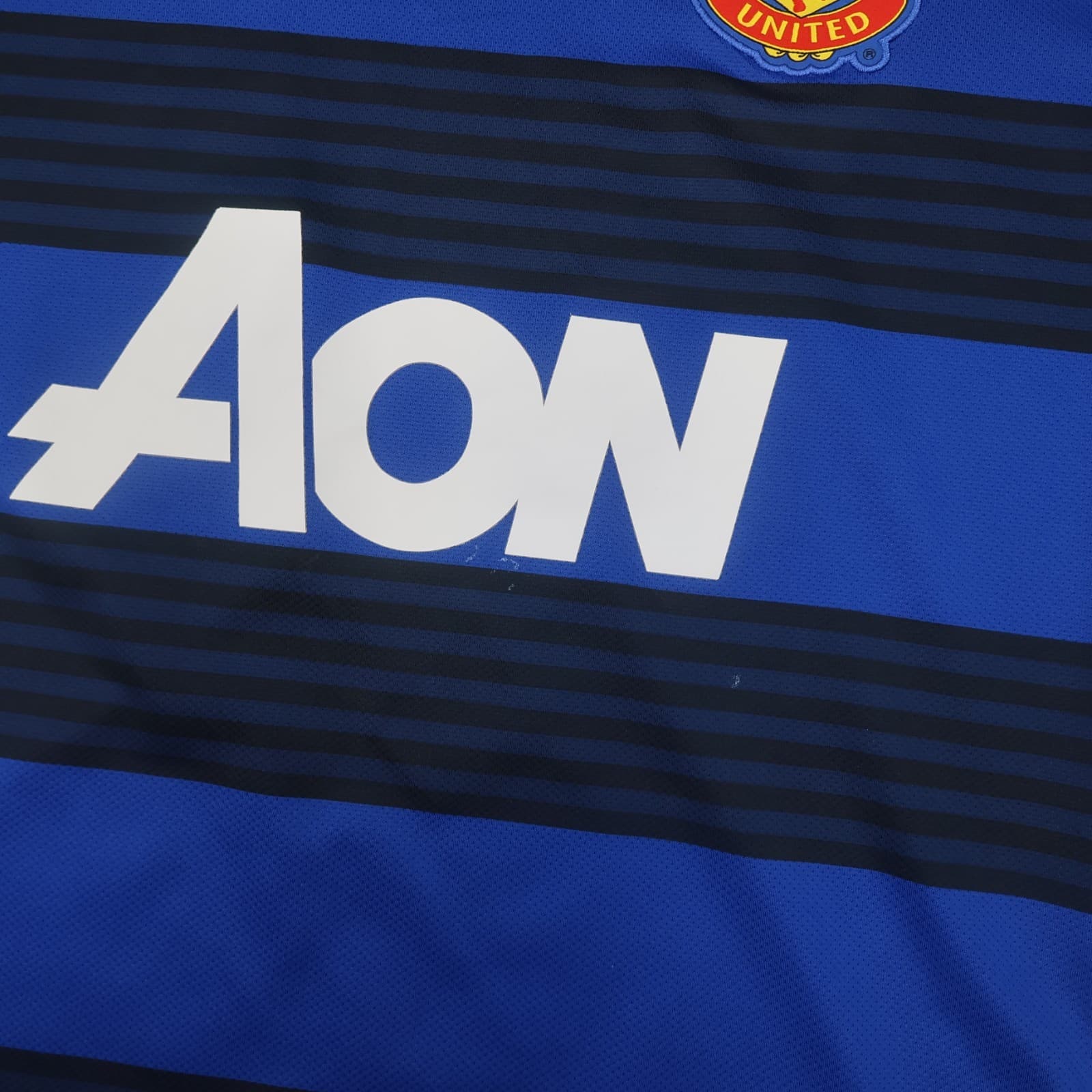 Manchester United Shirt 2XL Away Blue Kit 2011 2012 Soccer Jersey photo 12