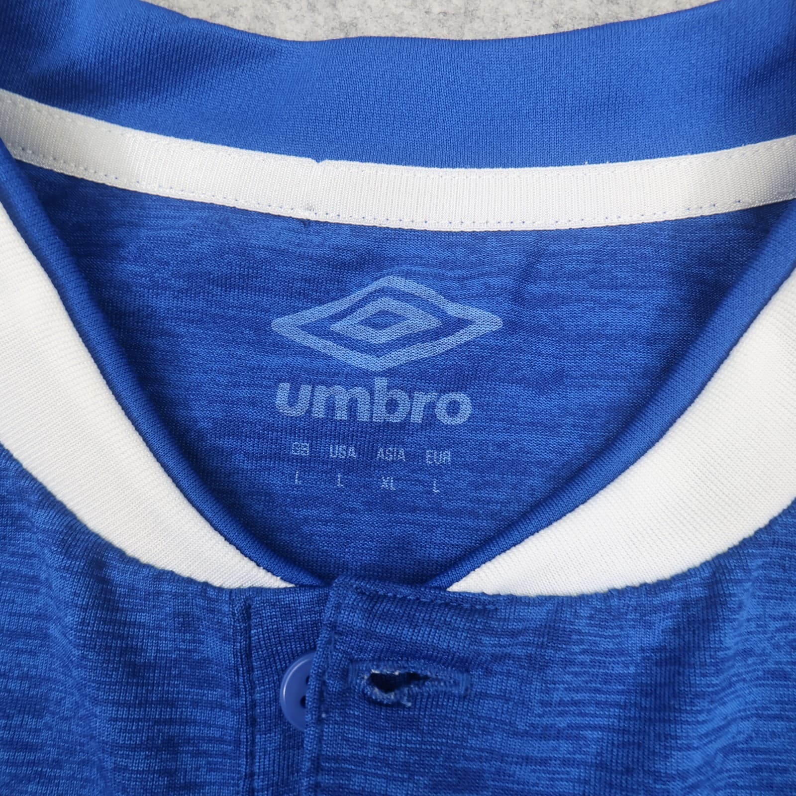 Everton Shirt Large Blue Home Kit 2018 2019 Umbro Soccer Jersey photo 8