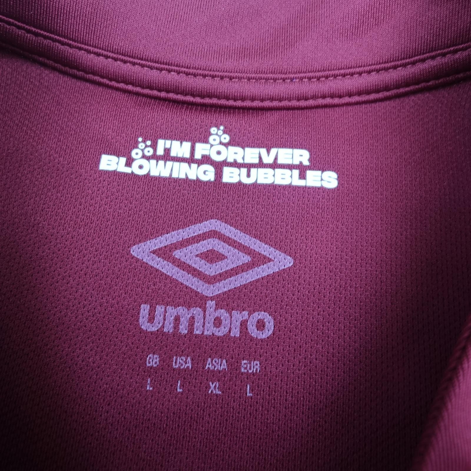 West Ham United Shirt Mens Large Red Home EPL 2023 2024 Umbro Betway Jersey photo 7