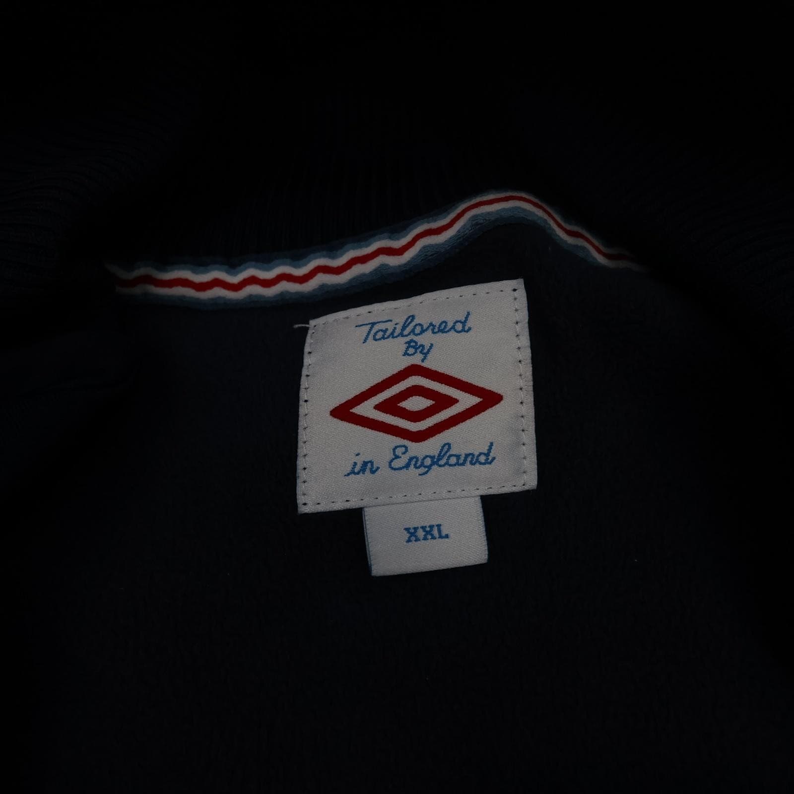 England Jacket Mens 2XL Navy Blue 2009 2010 Umbro Jacket Track Top Training photo 5