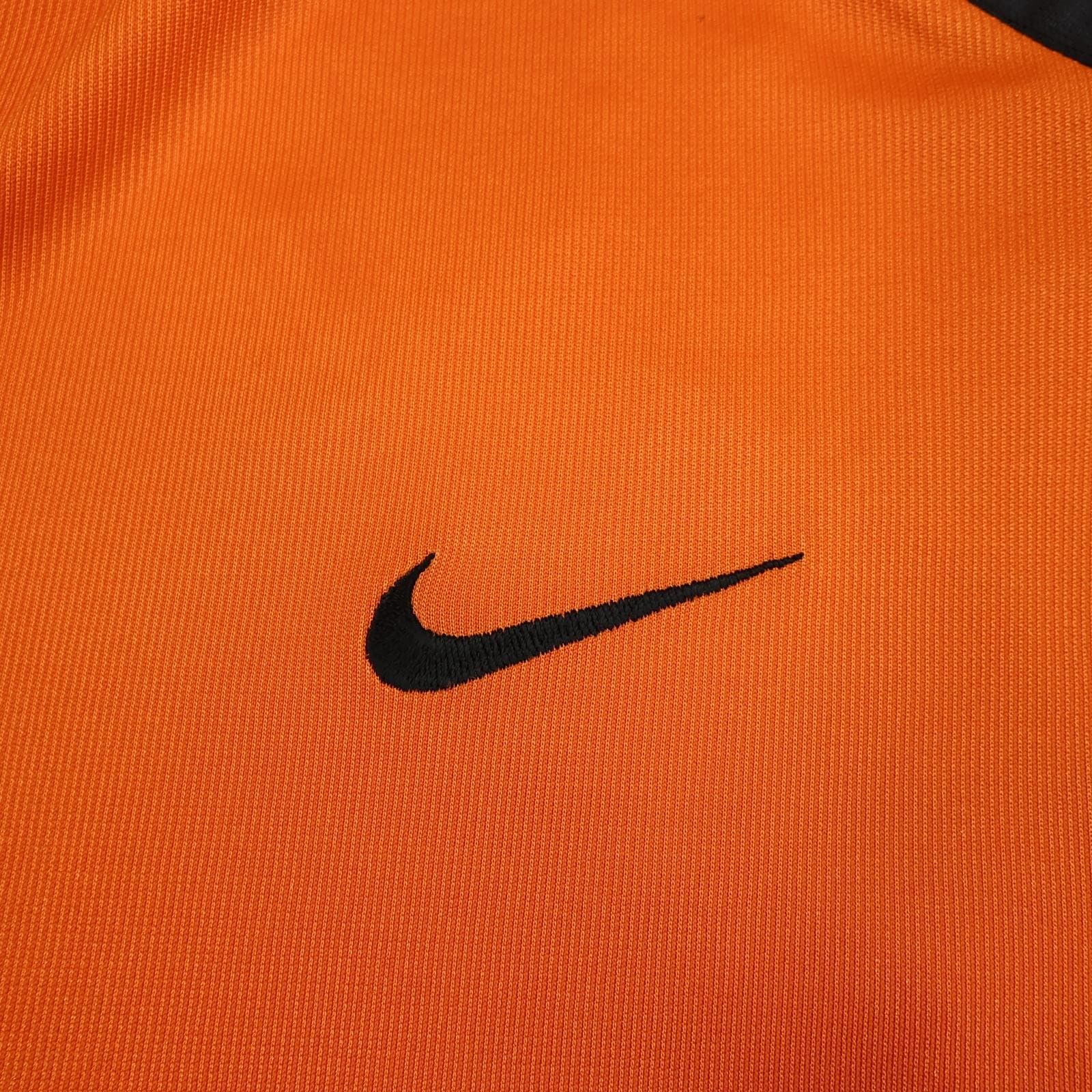 Vintage Netherlands KNVB Home Shirt Mens Large Orange 2000 2002 Nike Bergkamp 10 photo 6