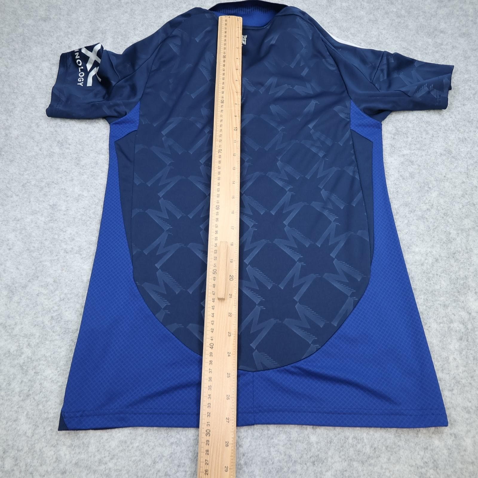 Manchester United Shirt Mens Small Blue Away 2024 2025 Adidas Soccer Jersey photo 12