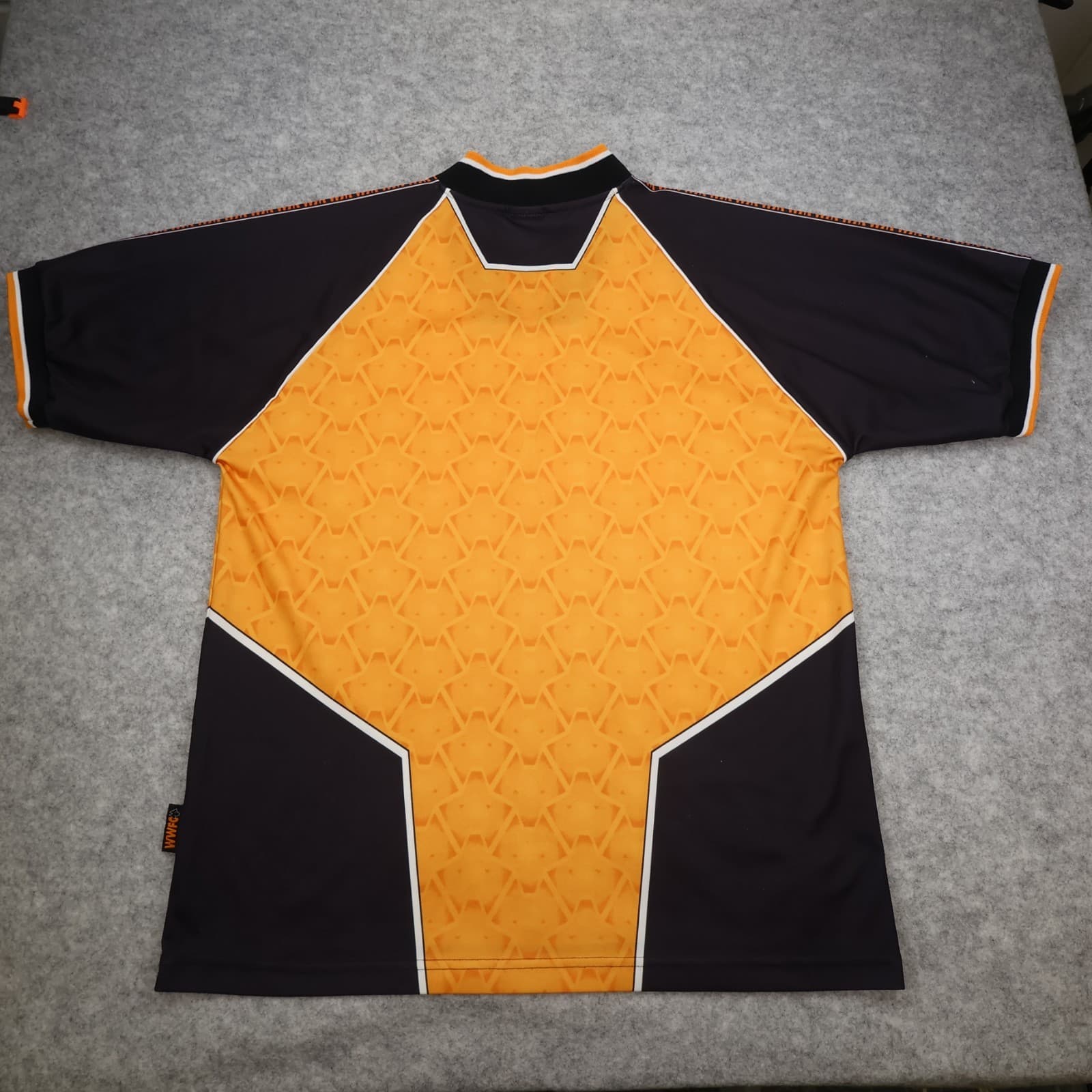 Vintage Wolves Football Shirt Large Orange Home Kit 1996 1998 Puma Jersey L photo 2