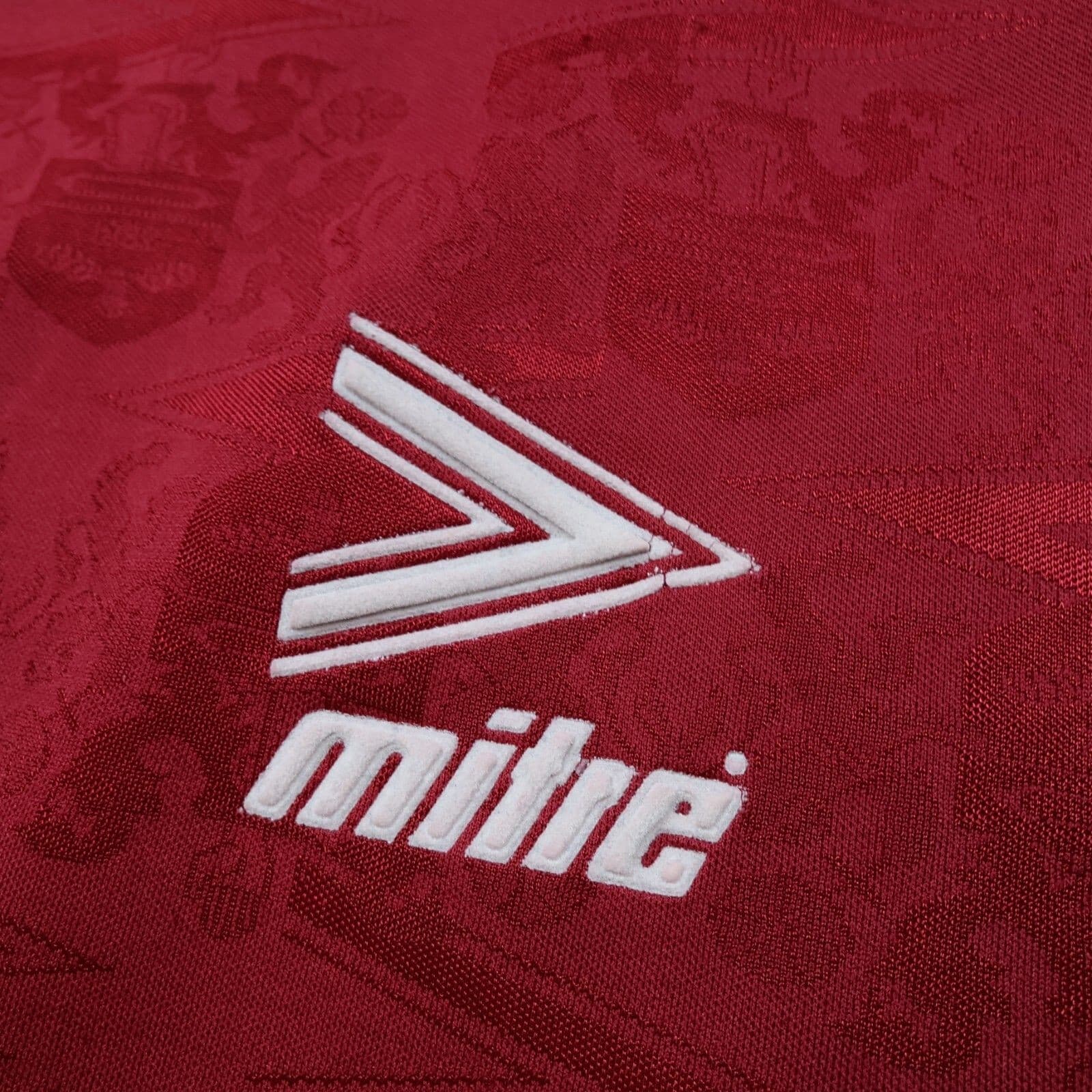 Vintage Burnley Shirt Extra Large Home Kit Mitre 1993 1994 1995 Jersey Endsleigh photo 7