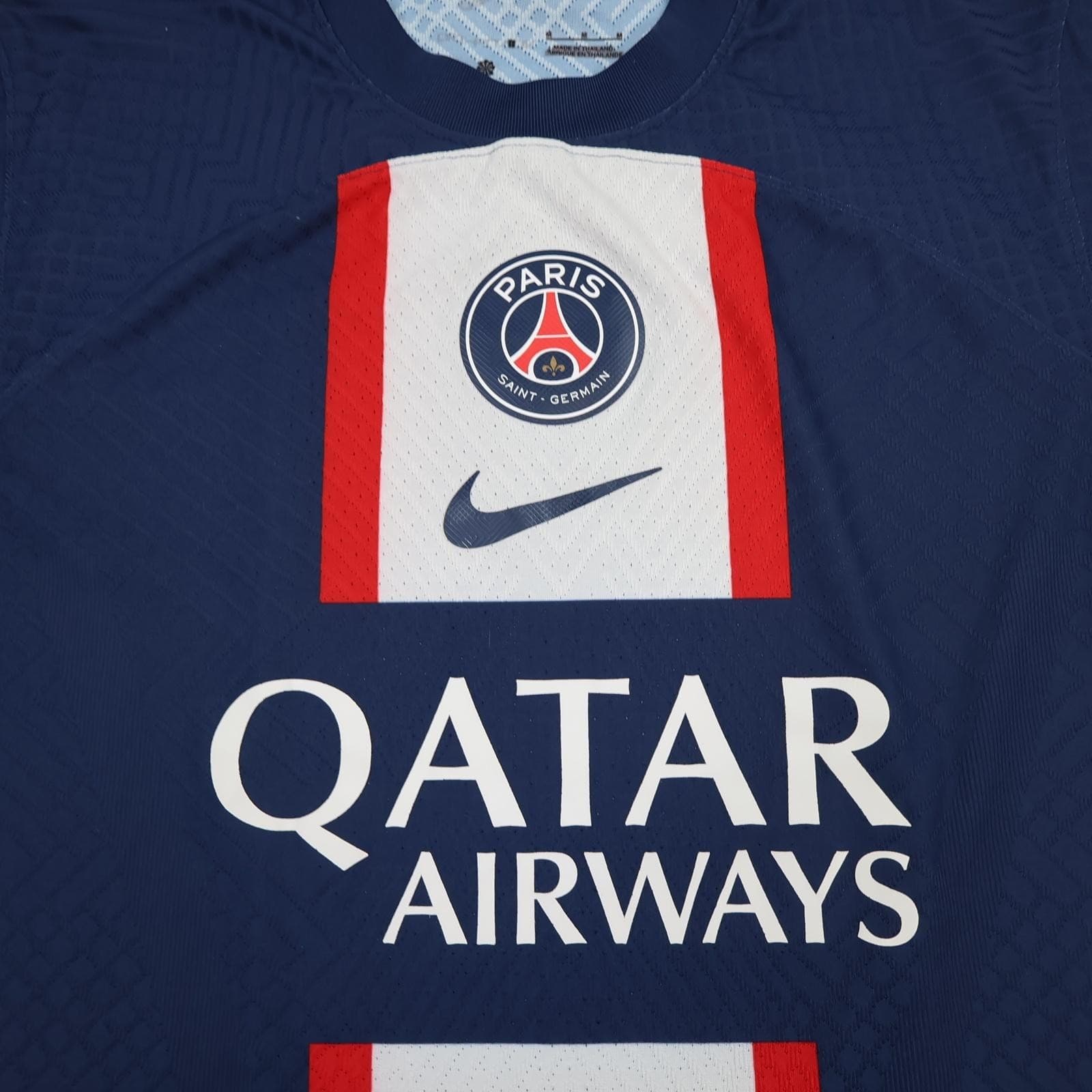 Paris Saint-Germain Shirt Mens Medium Blue Home Football Nike Qatar Airways photo 2