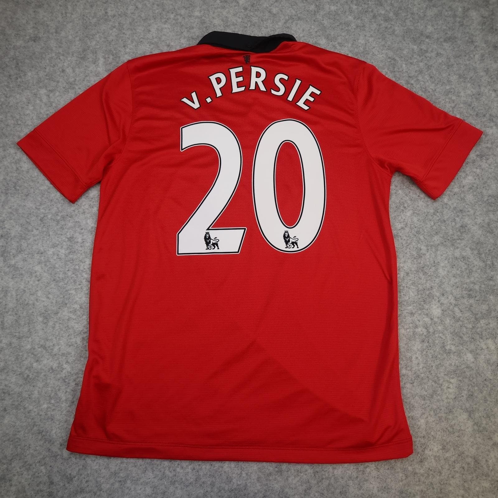 Manchester United Shirt Mens Large Red Home 2013 2014 Football Nike V Persie 20