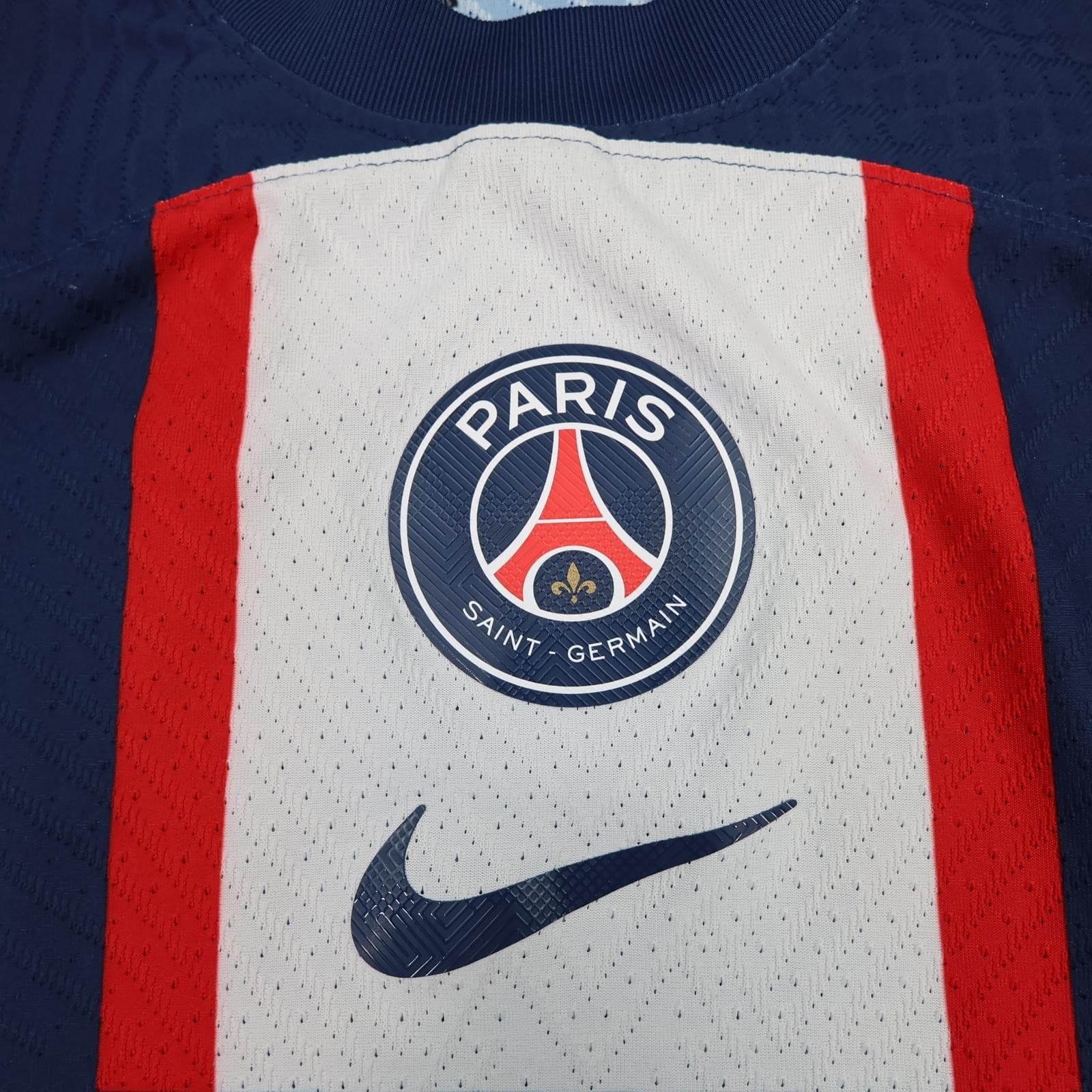 Paris Saint-Germain Shirt Mens Medium Blue Home Football Nike Qatar Airways photo 4