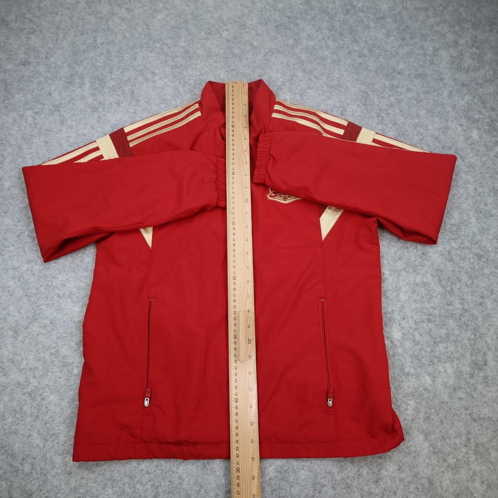 Spain Jacket Mens Medium Red 2013 2014 Football Adidas Track Top Training photo 10