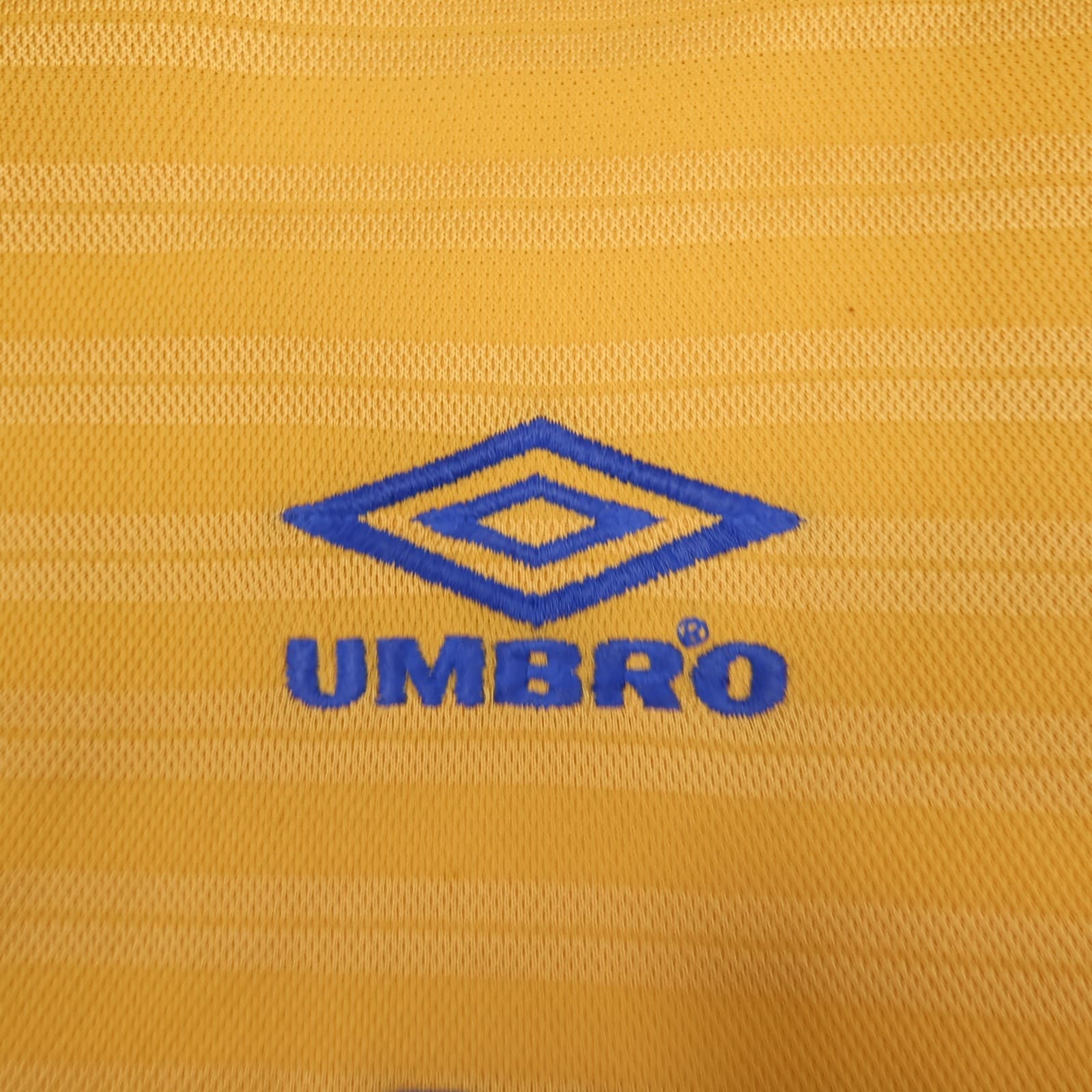 Vintage Chelsea Shirt Large Yellow Third Kit 2000 2001 Jersey Autoglass photo 5